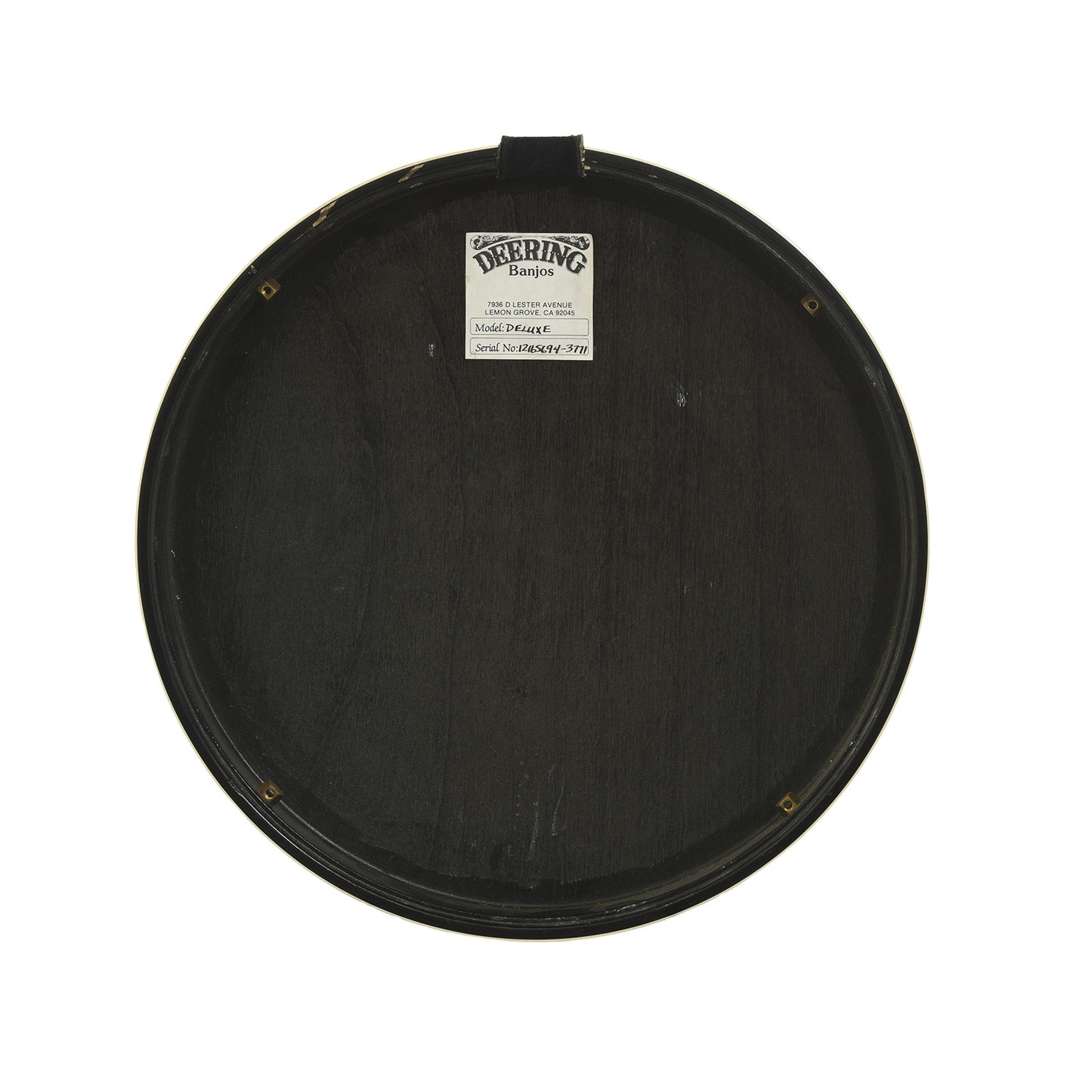 Serial number/Label for Deering Deluxe Resonator Banjo