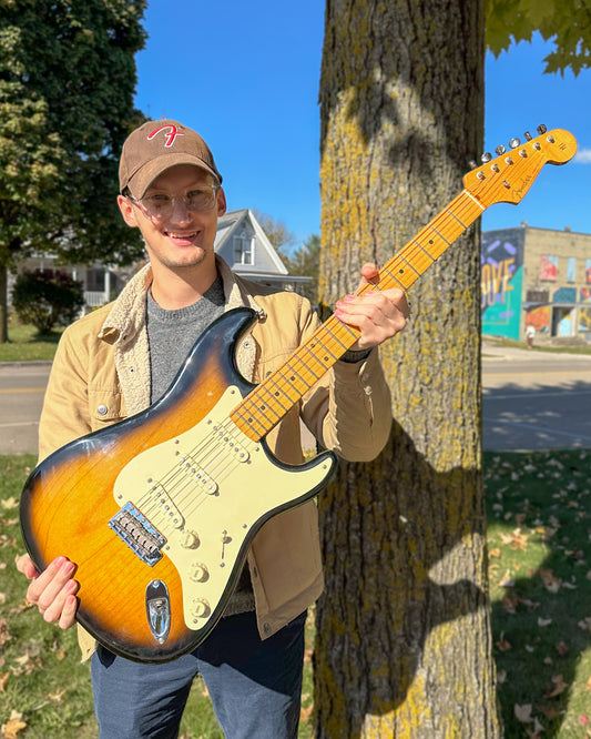 Showroom photo of Fender Eric Johnson Stratocaster Electric Guitar (2006)