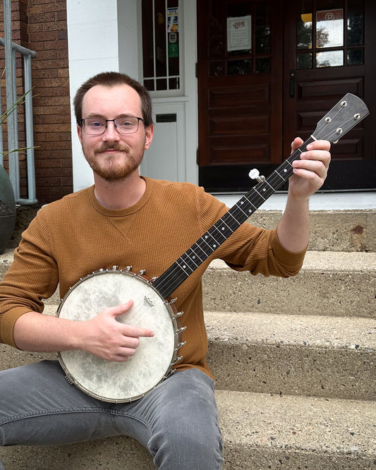 Showroom photo of Bart Reiter Buckbee 12" Open Back Banjo (c.2018)