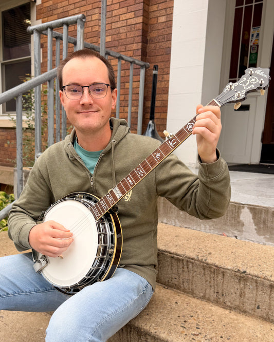 Showroom photo of Gibson TB-3 Conversion Resonator Banjo (1929)