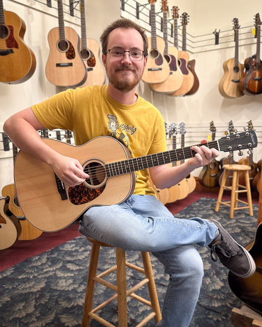 Showroom photo of Larrivee L-03RE Recording Series Acoustic Guitar