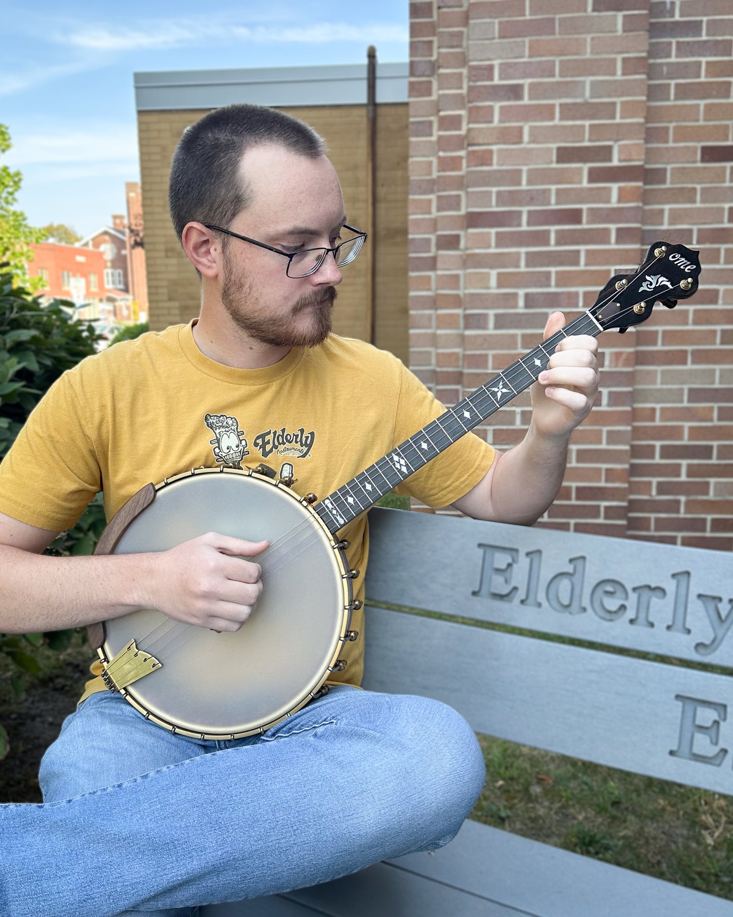 Showroom photo of Ome Wicklow 12" Maple Tenor Open Back Banjo