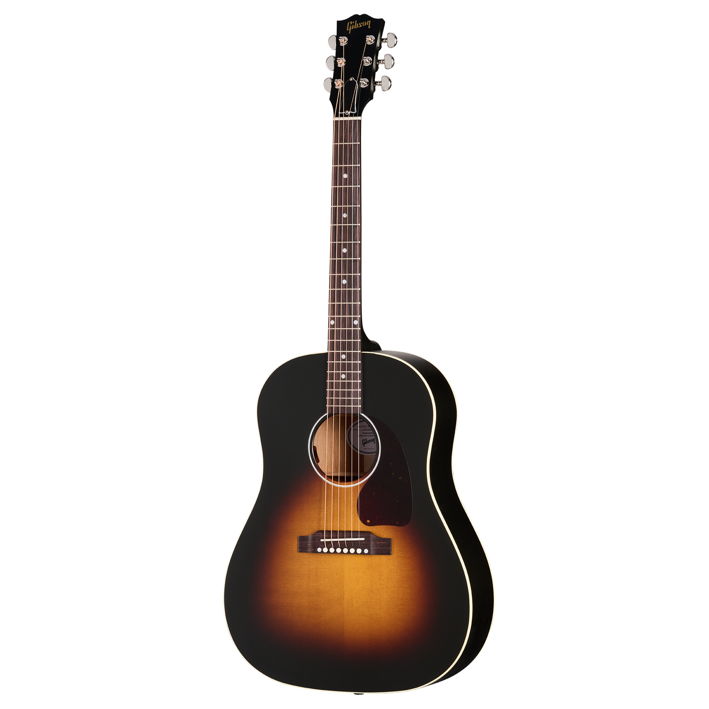 Full Front of Gibson J-45 Special Acoustic Guitar & Case, Vintage Sunburst