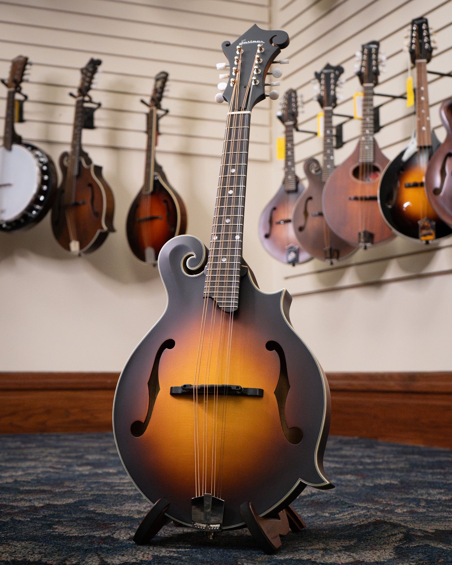 Showroom photo of Eastman MDA315E-SB Mandola & Gigbag, Sunburst