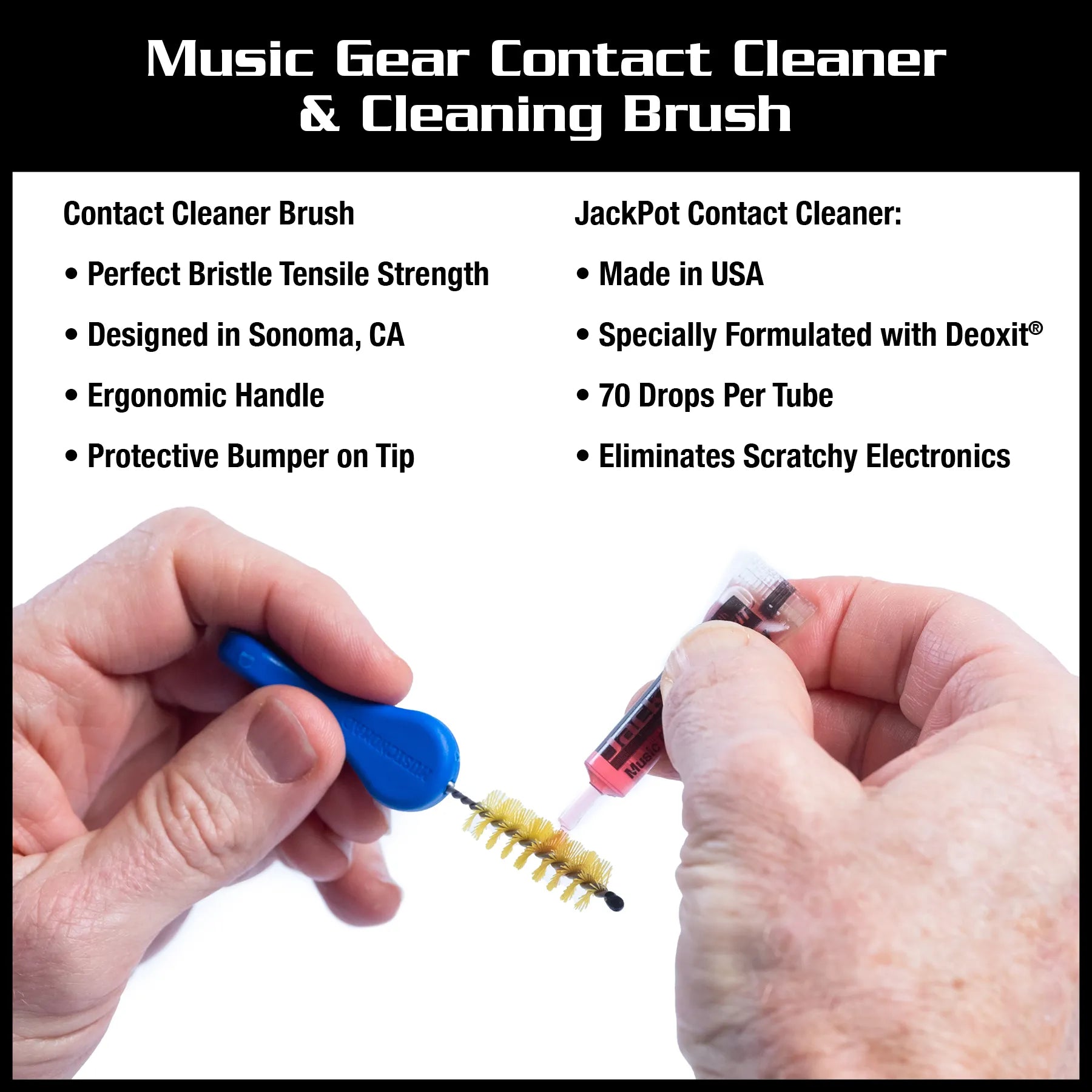 MusicNomad JackPot Music Gear Contact Cleaner, Specs