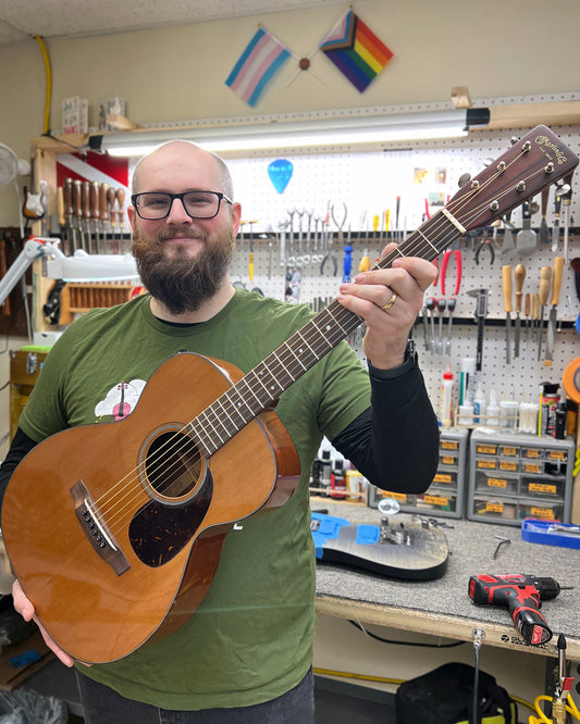 Showroom photo of Martin 0-18 Acoustic Guitar (1955)