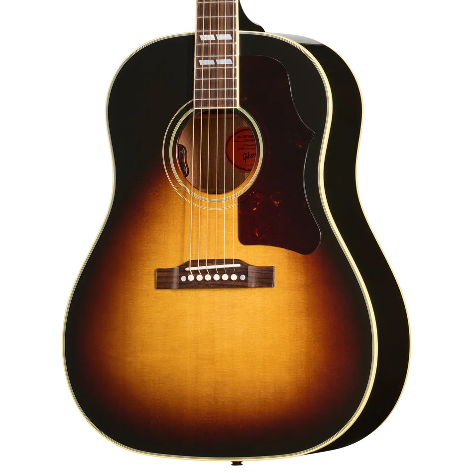 Front of Gibson Southern Jumbo Original Acoustic Guitar & Case, Vintage Sunburst