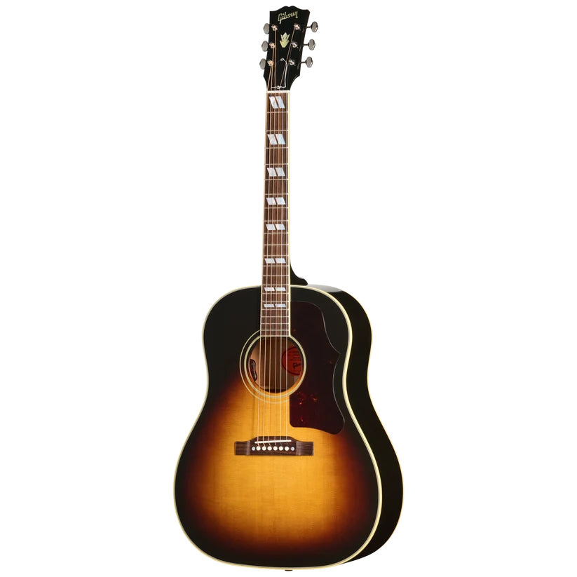 Full Front of Gibson Southern Jumbo Original Acoustic Guitar & Case, Vintage Sunburst