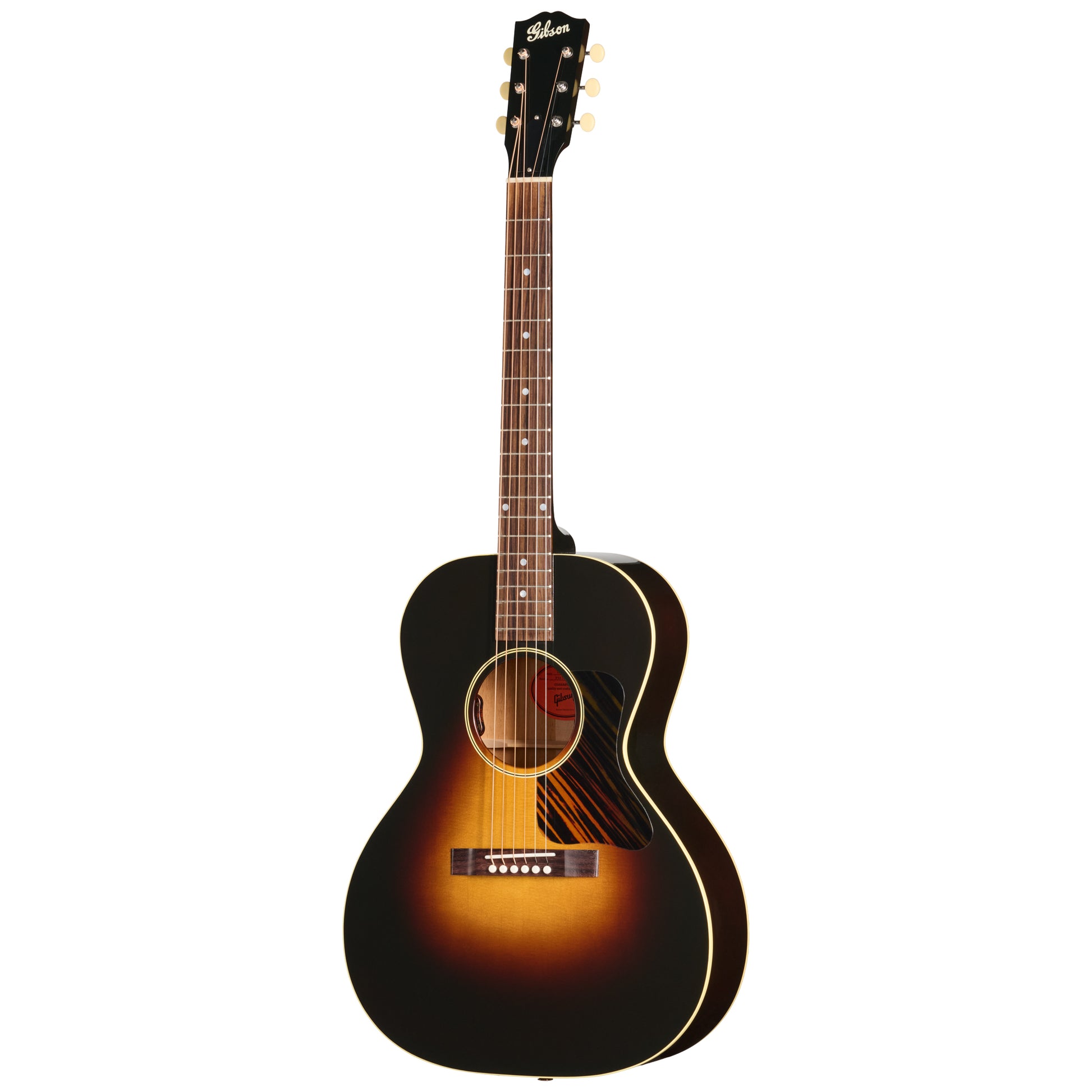 Full Front of Gibson L-00 Original Acoustic Guitar & Case, Vintage Sunburst (HiFi Pickup)