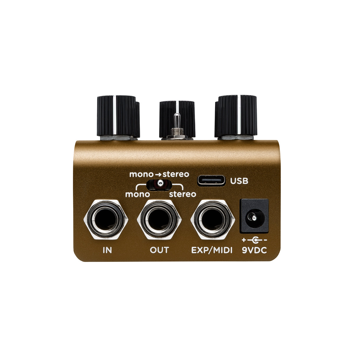 Rear of Strymon Olivera Vintage Oil Can Echo Effect Pedal
