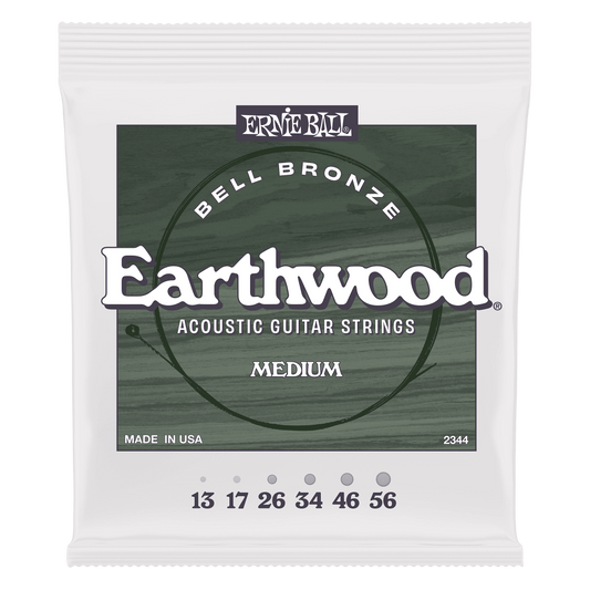 Ernie Ball Earthwood Bell Bronze Medium Acoustic Guitar String Set