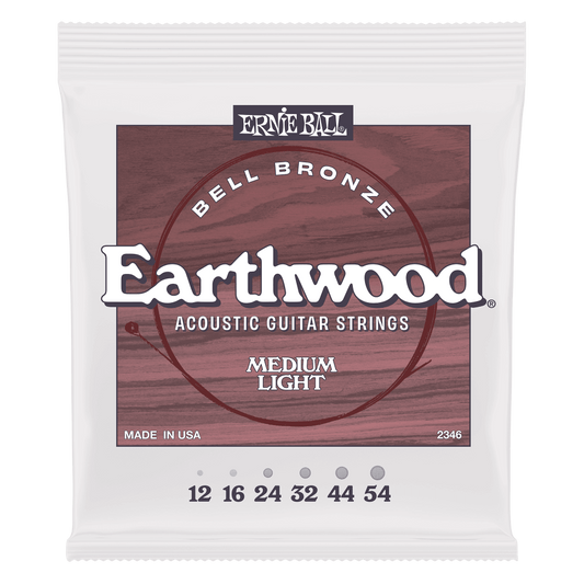 Ernie Ball Earthwood Bell Bronze Medium-Light Acoustic Guitar String Set