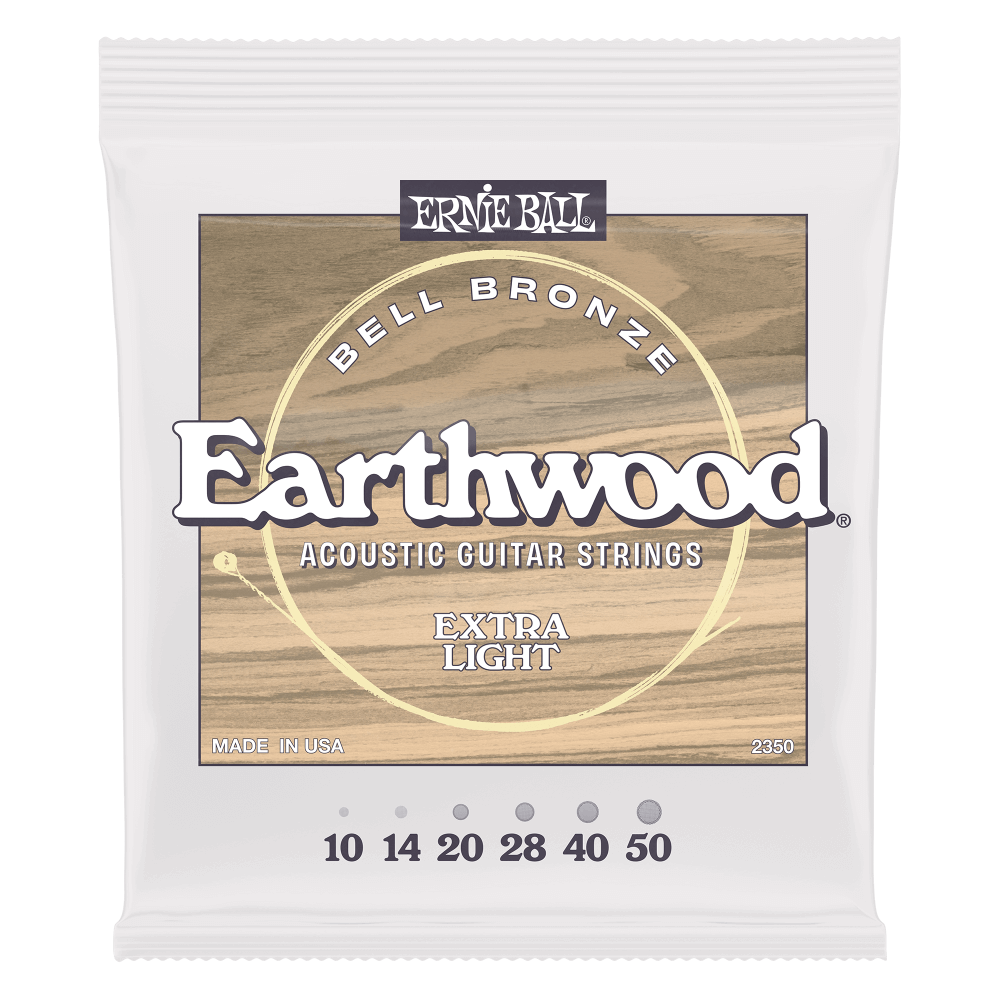 Ernie Ball Earthwood Bell Bronze Extra Light Acoustic Guitar String Set