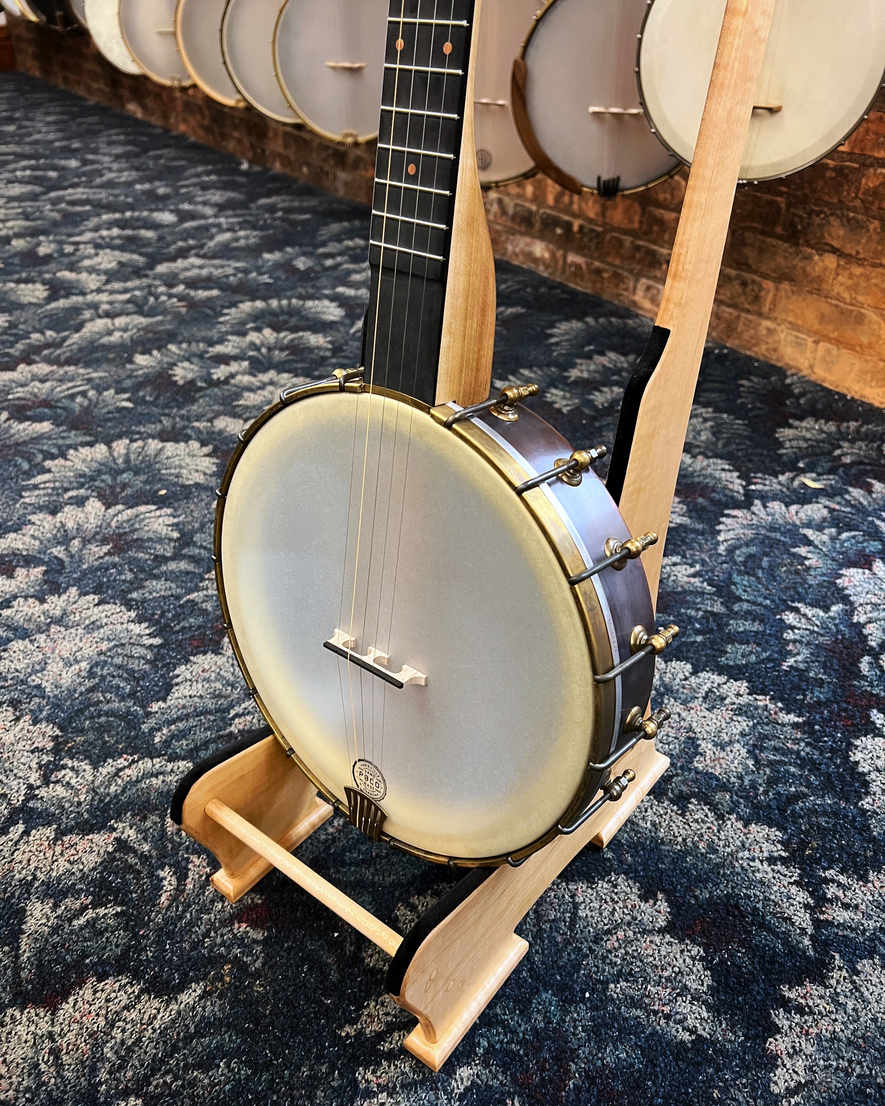 Banjo Rig Pisgah Rambler Dobson Special 12in Short Scale Openback Banjo & Gigbag ...