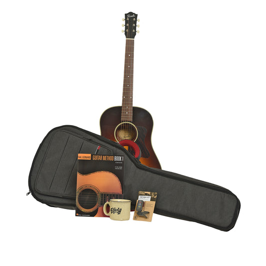 Image 1 of Farida Holiday Pack, All Solid Dreadnought Acoustic Guitar