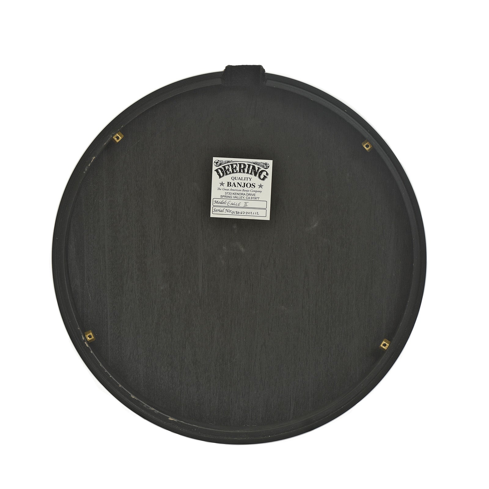 Serial number of Deering Eagle II Resonator Banjo 