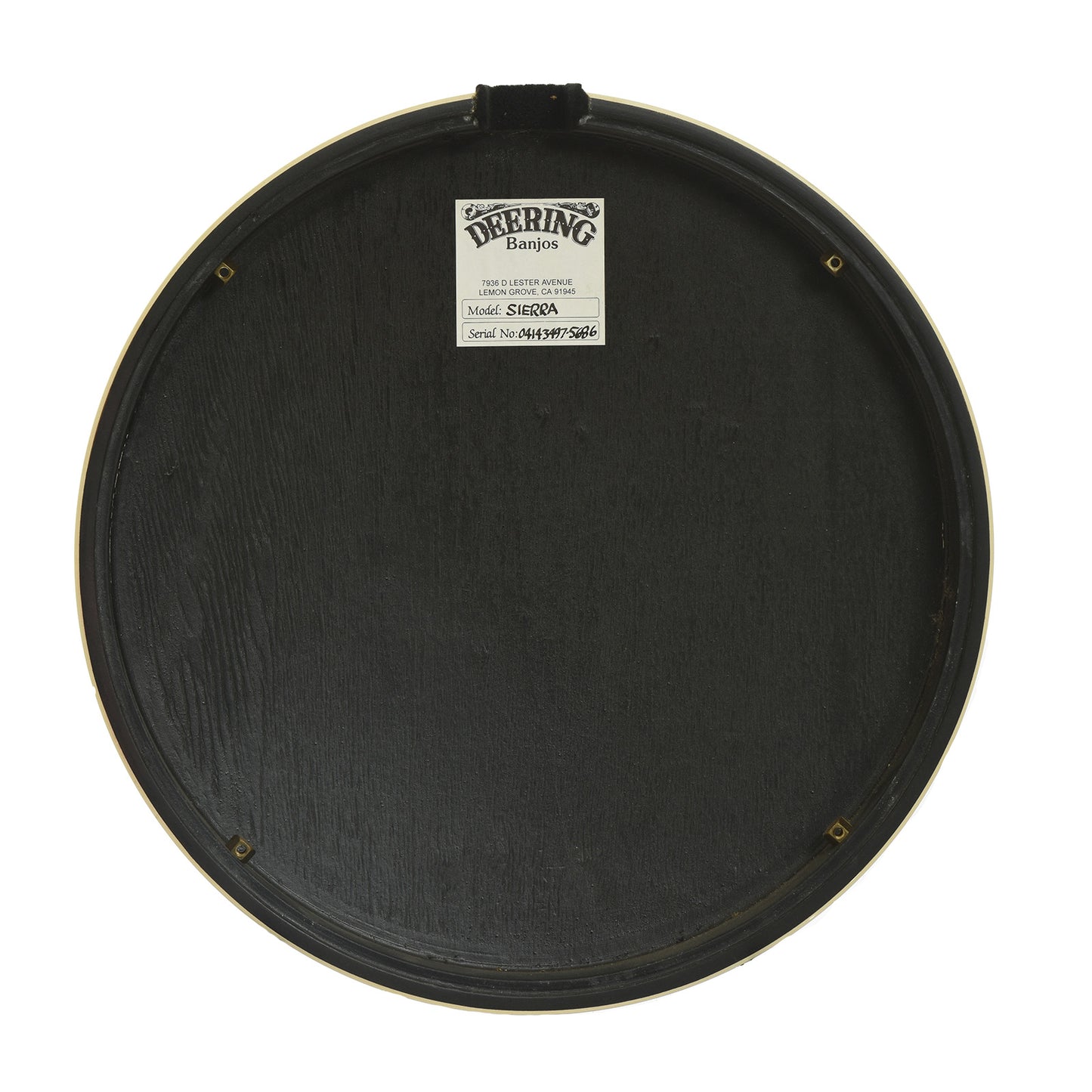 Serial number for Deering Sierra Resonator Banjo