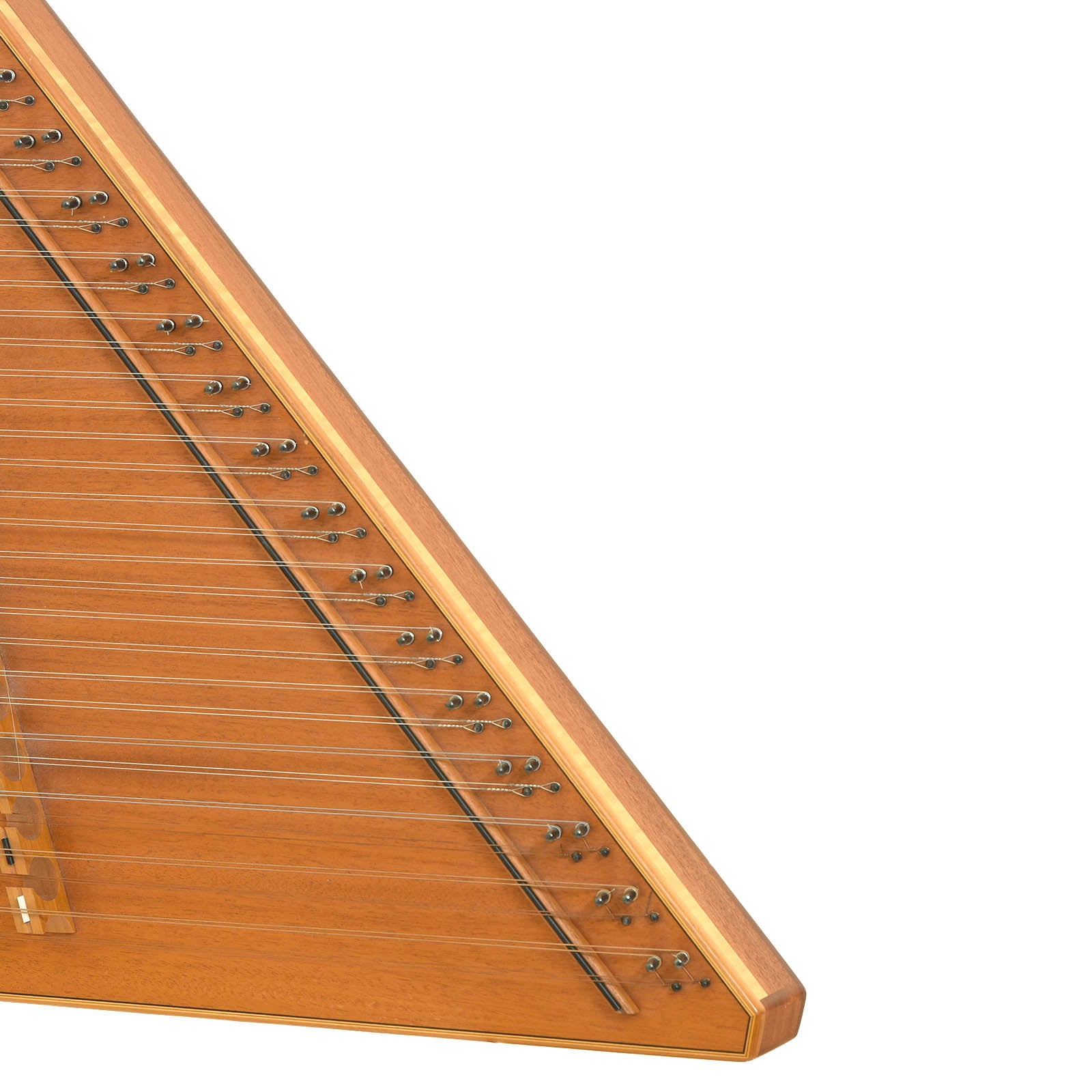 Right side tuning pegs of Dusty Strings D260N Hammered Dulcimer 