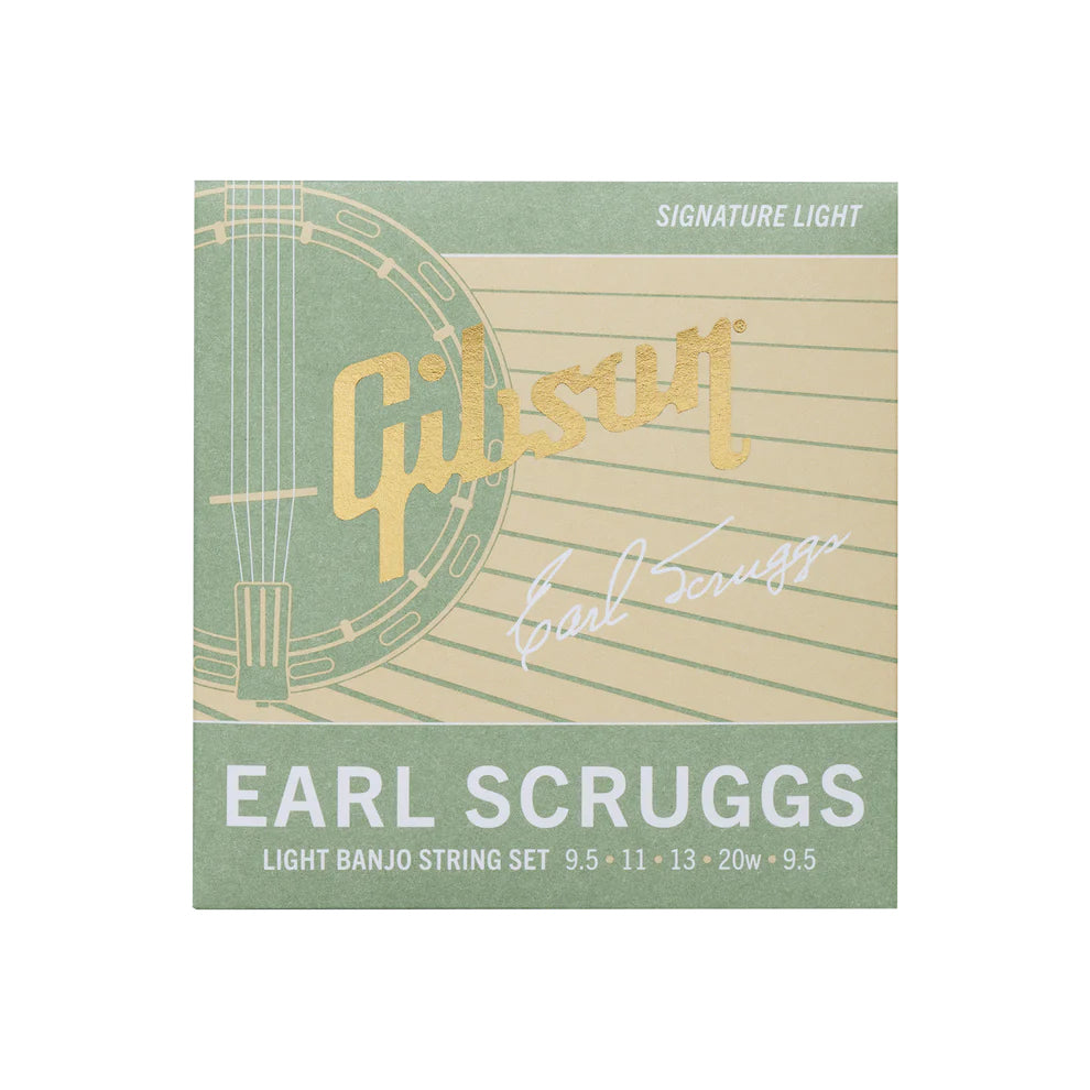 Front of Gibson Earl Scruggs Signature Banjo Strings, Light