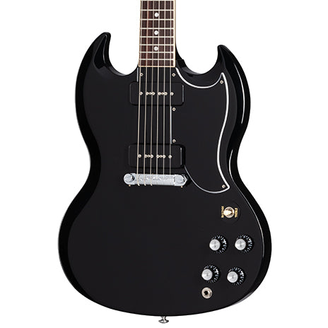 Front of Gibson SG Special Electric Guitar & Case, Ebony