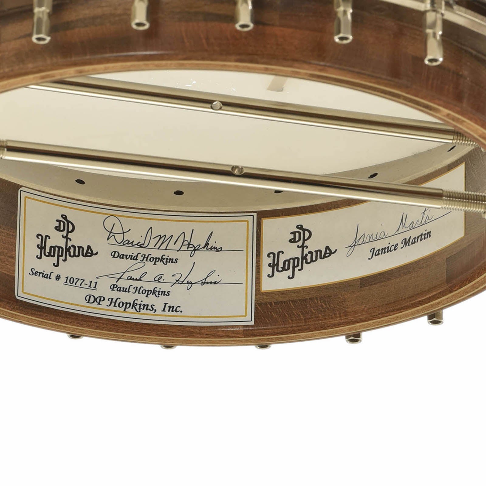 Serial number of DP Hopkins Janice Martin Resonator Banjo
