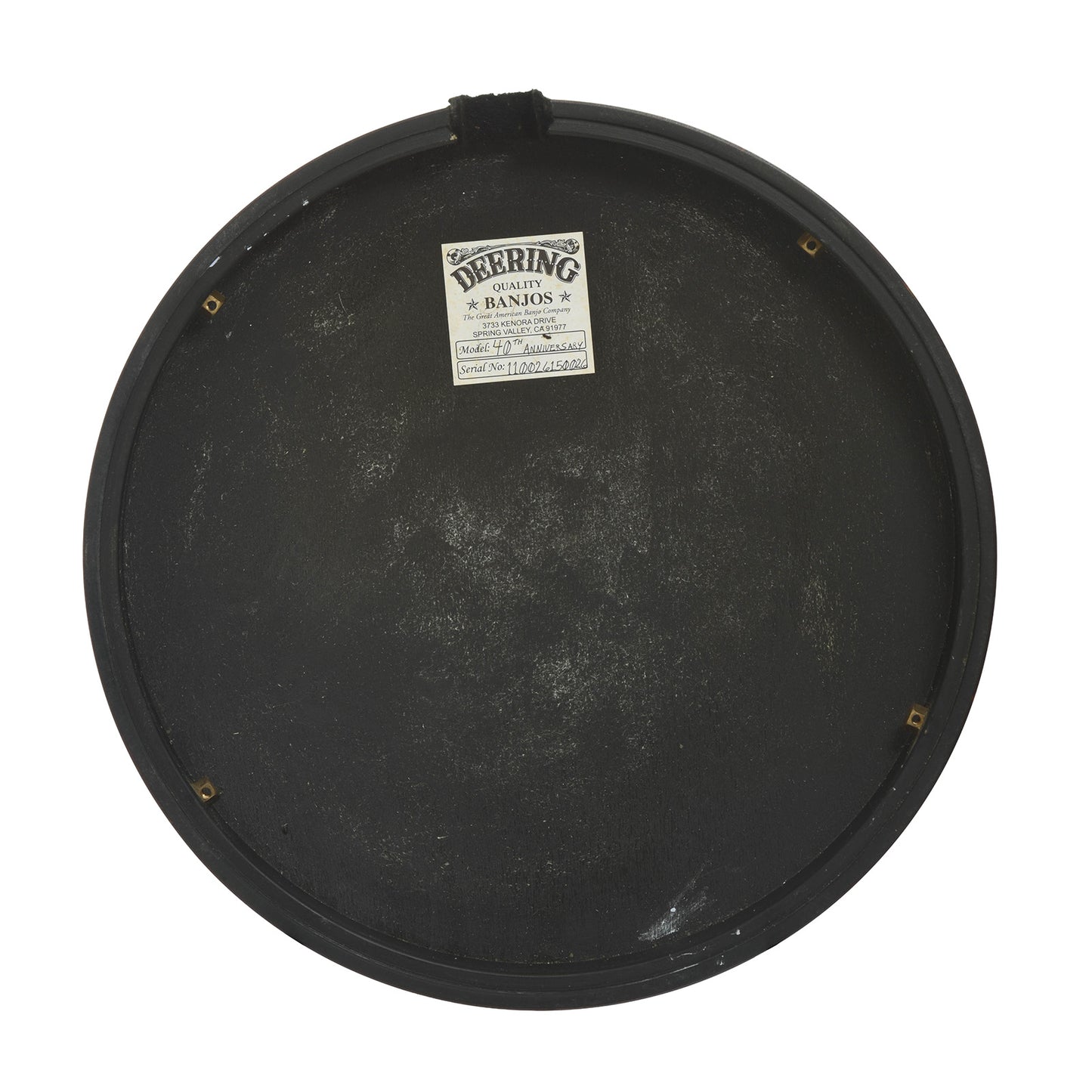 Serial number for Deering 40th Anniversary White Oak Resonator Banjo 