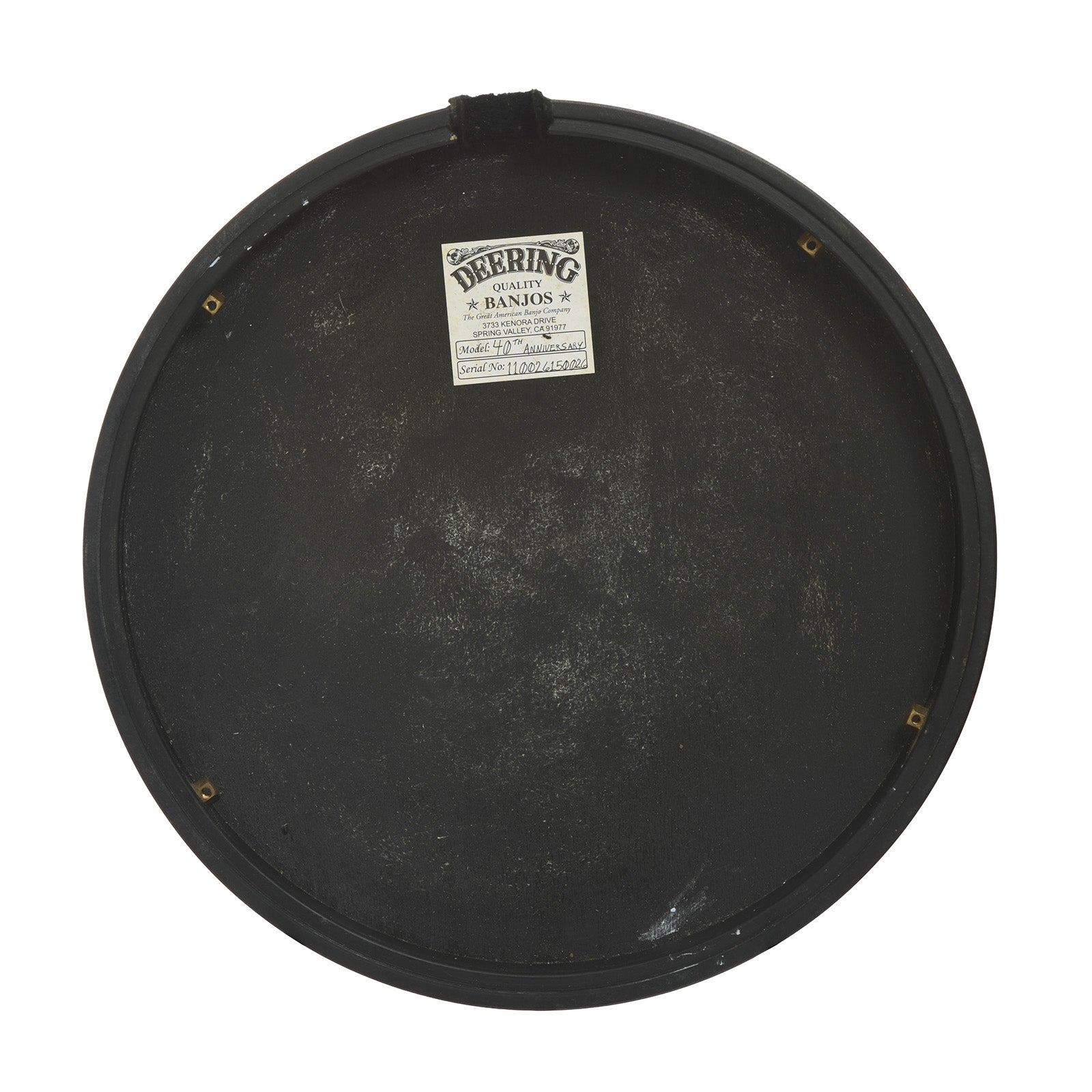 Serial number for Deering 40th Anniversary White Oak Resonator Banjo 