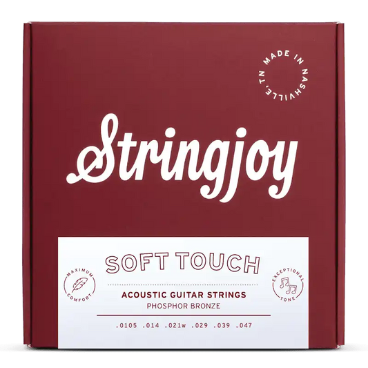 Stringjoy Soft Touch Naturals Phosphor Bronze Acoustic Guitar Strings