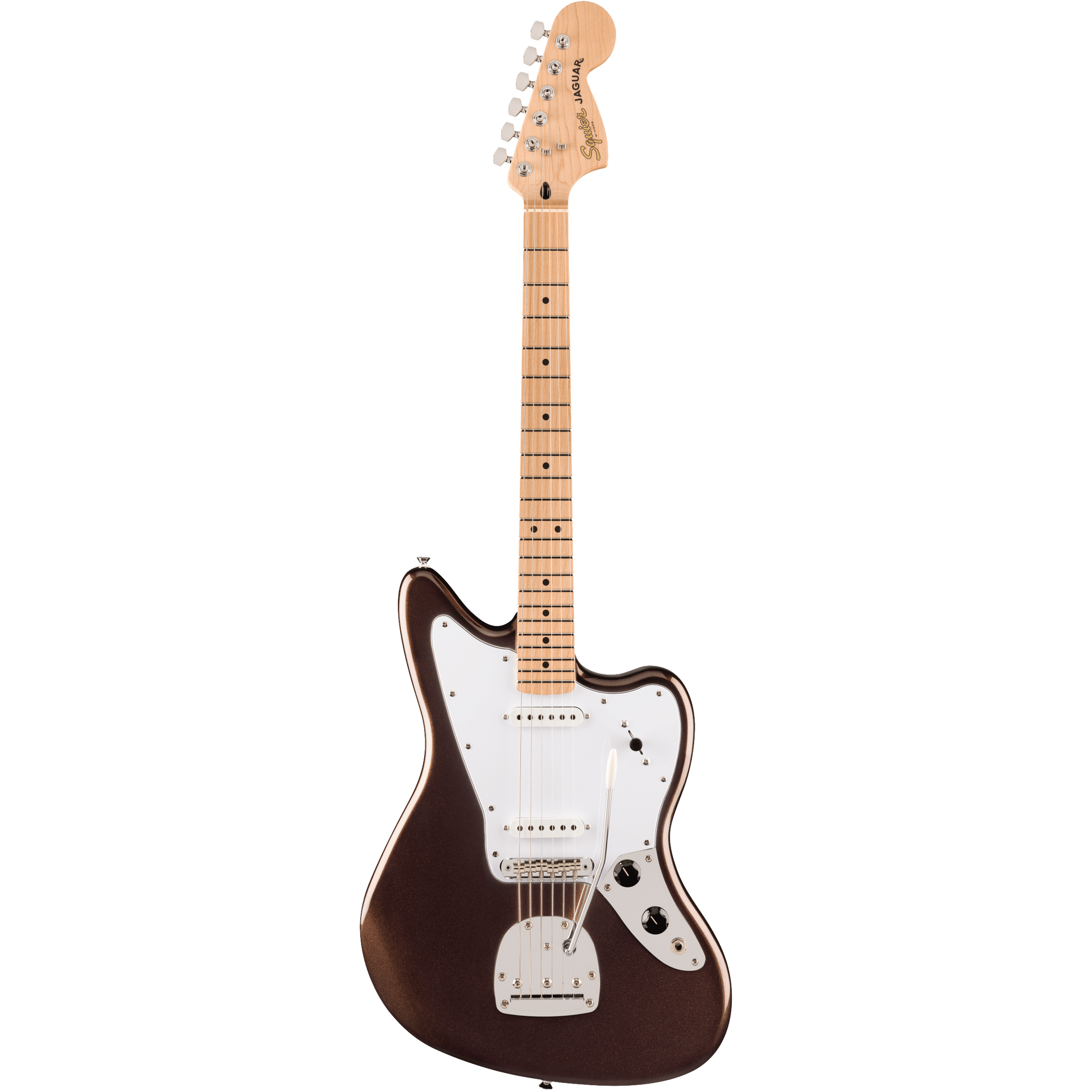 Squier Affinity Series Jaguar, Mystic Metallic Brown – Elderly Squier Affinity Series Jaguar, Mystic Metallic Brown – Elderly