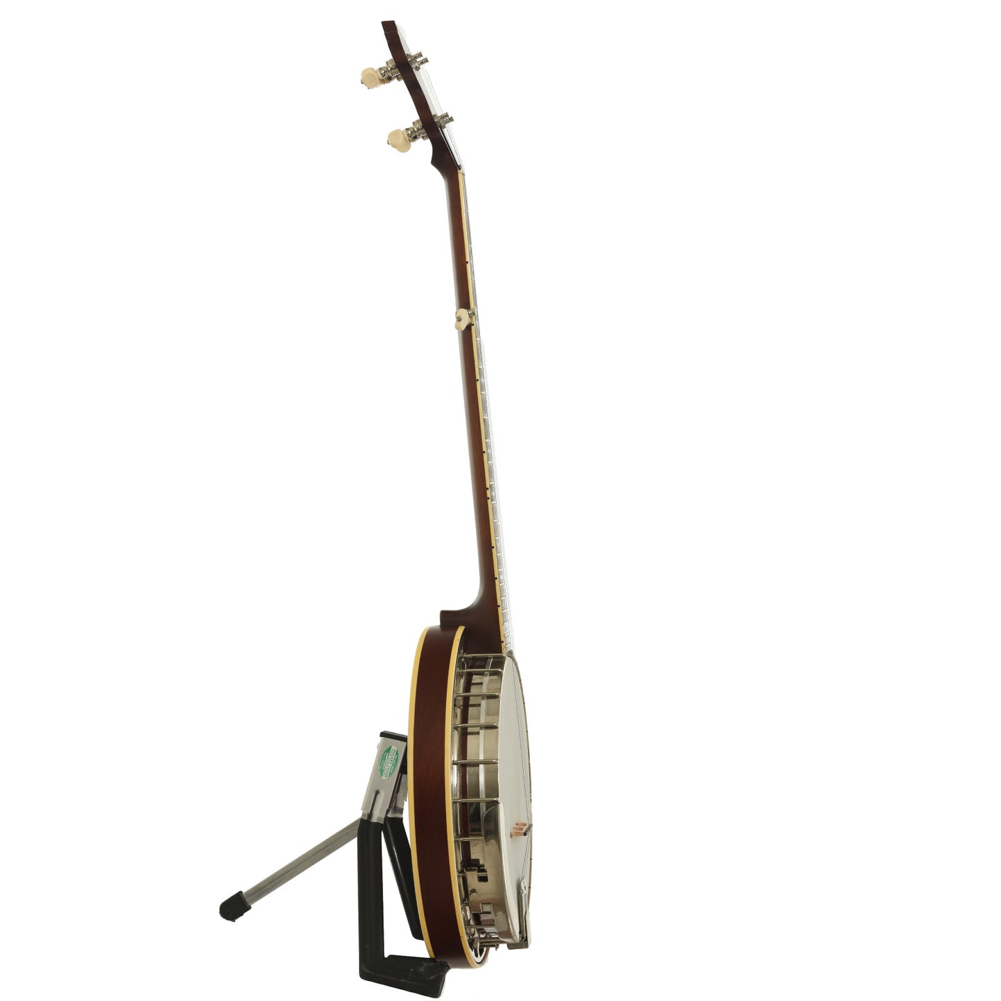 Side of Huber Sammy Shelor Resonator Banjo