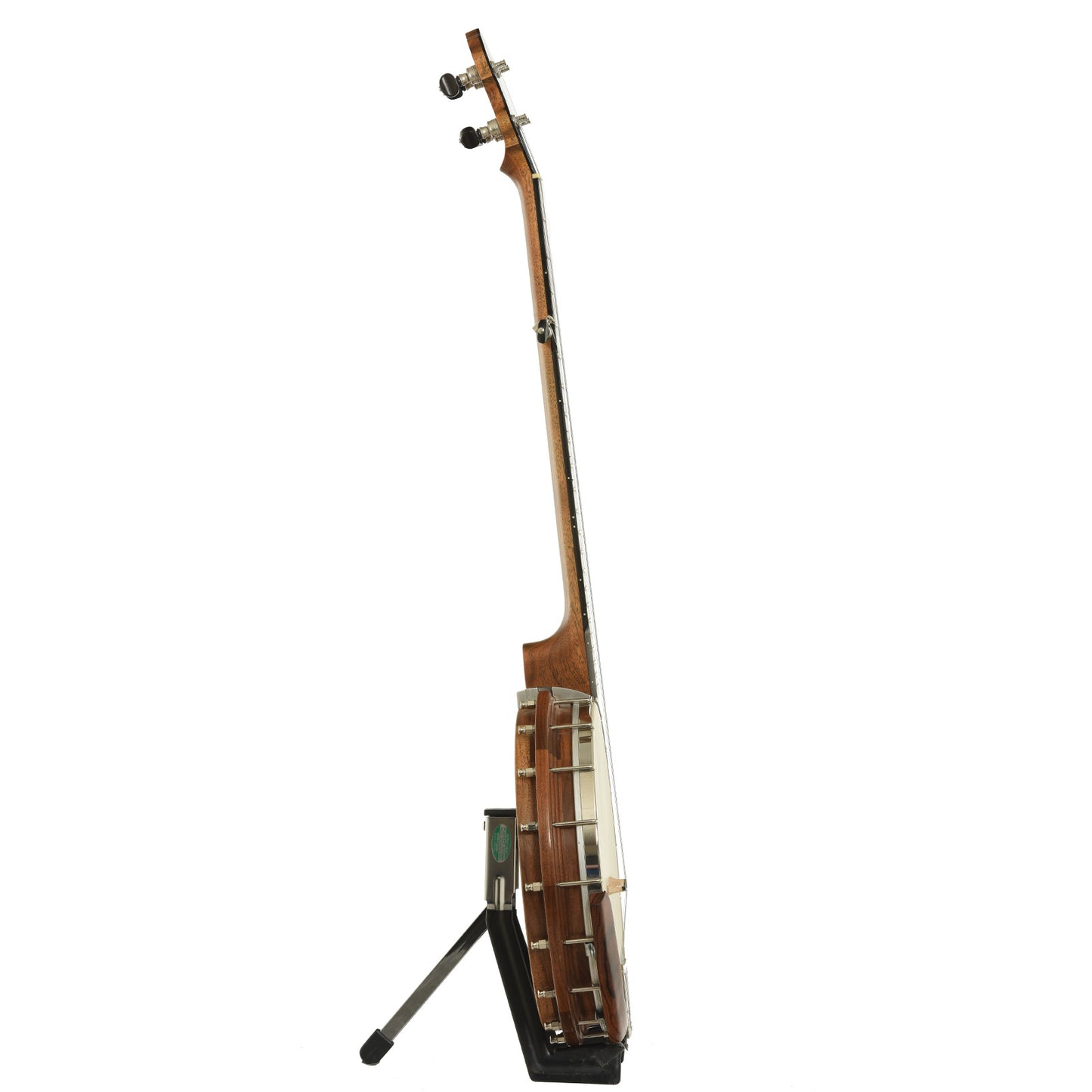 Side of Nechville Atlas 12" Walnut Open Back Banjo