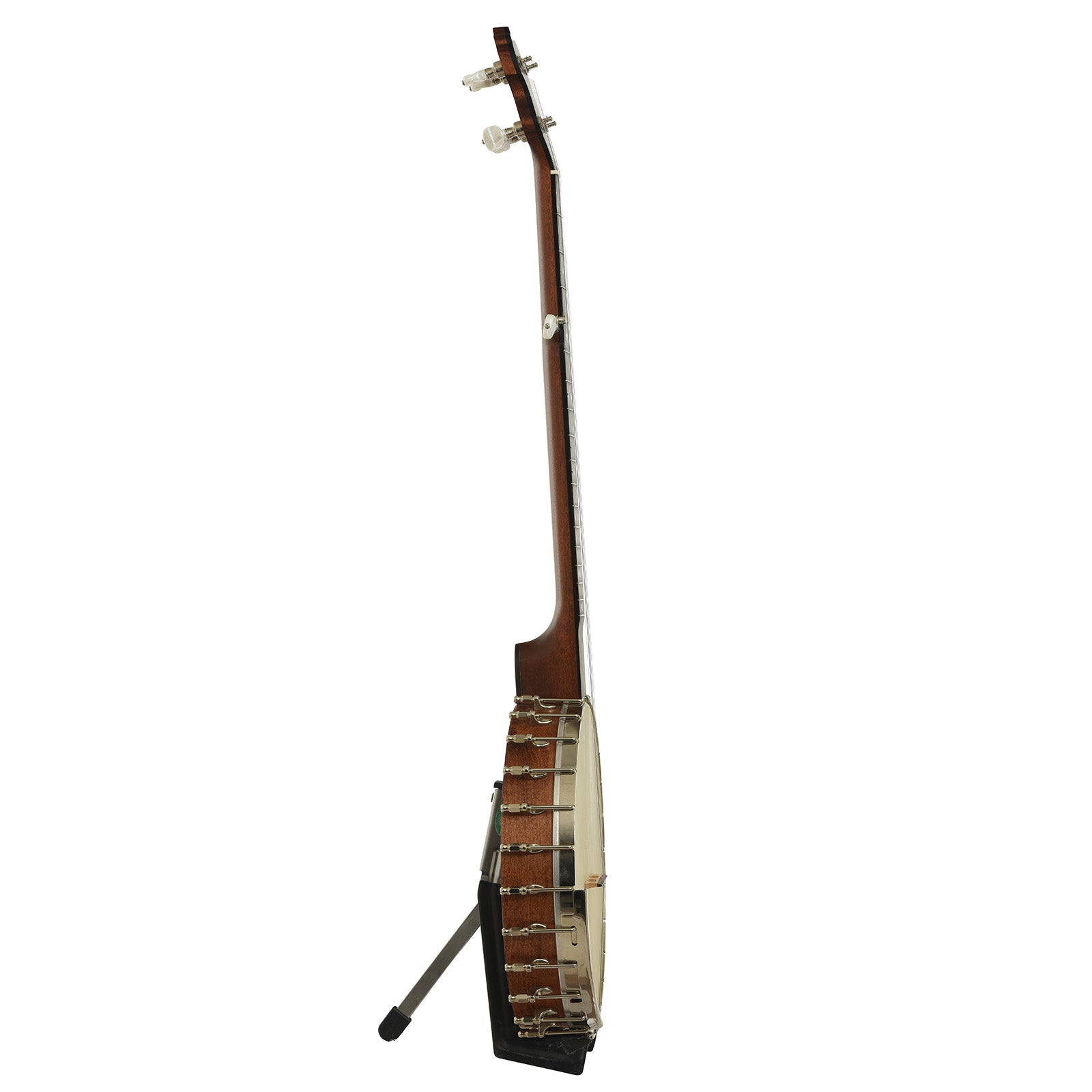 Side of Bart Reiter Round Peak 12" Open Back Banjo