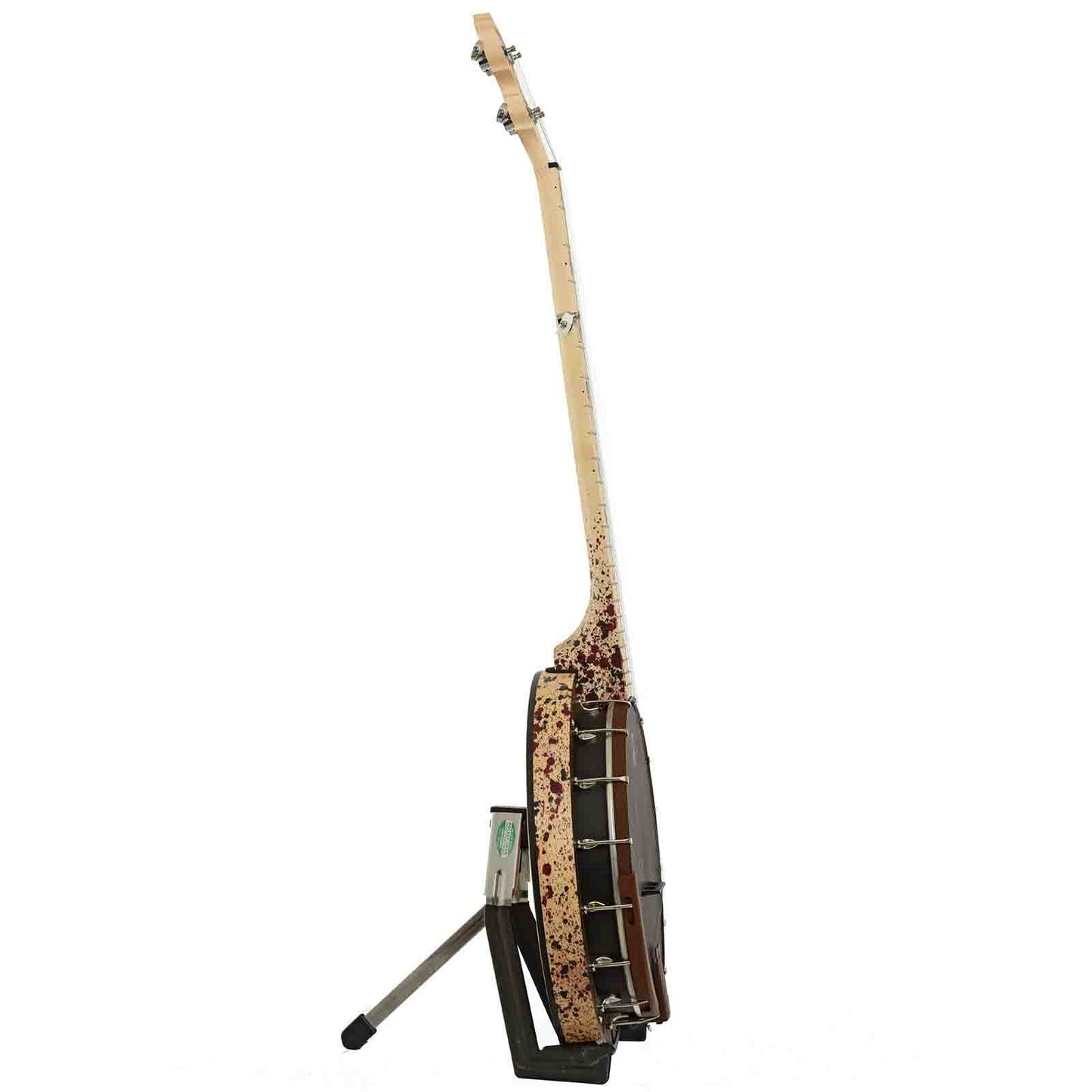 Side of Deering Limited Edition Zombie Killer III Resonator Banjo