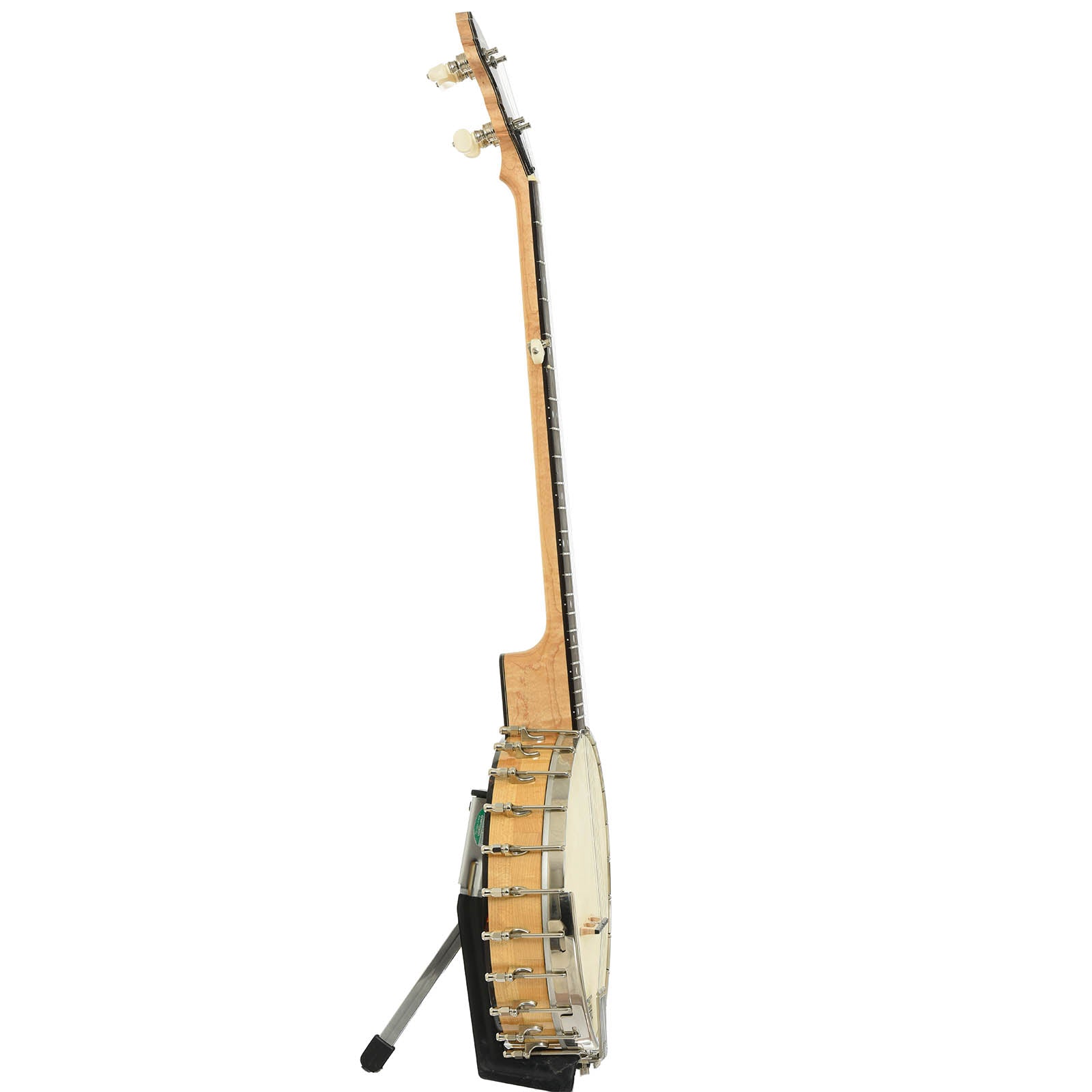 Full front of Wildwood Minstrel Open Back Banjo