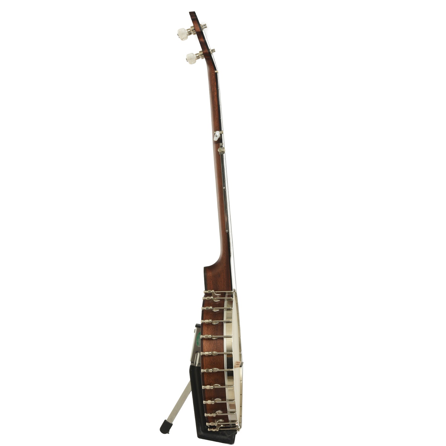 Side of Bart Reiter Round Peak Open Back Banjo