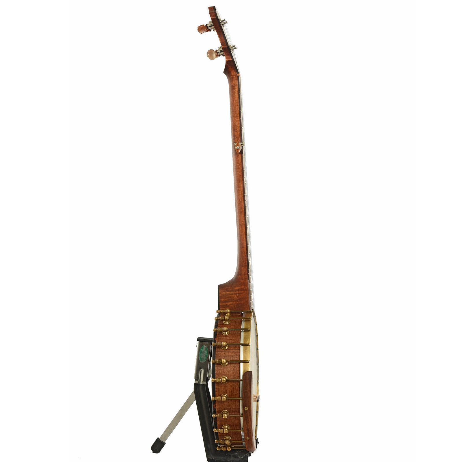 Side of Starr Limited Edition Banjos 11" Curly Maple Open-back Banjo