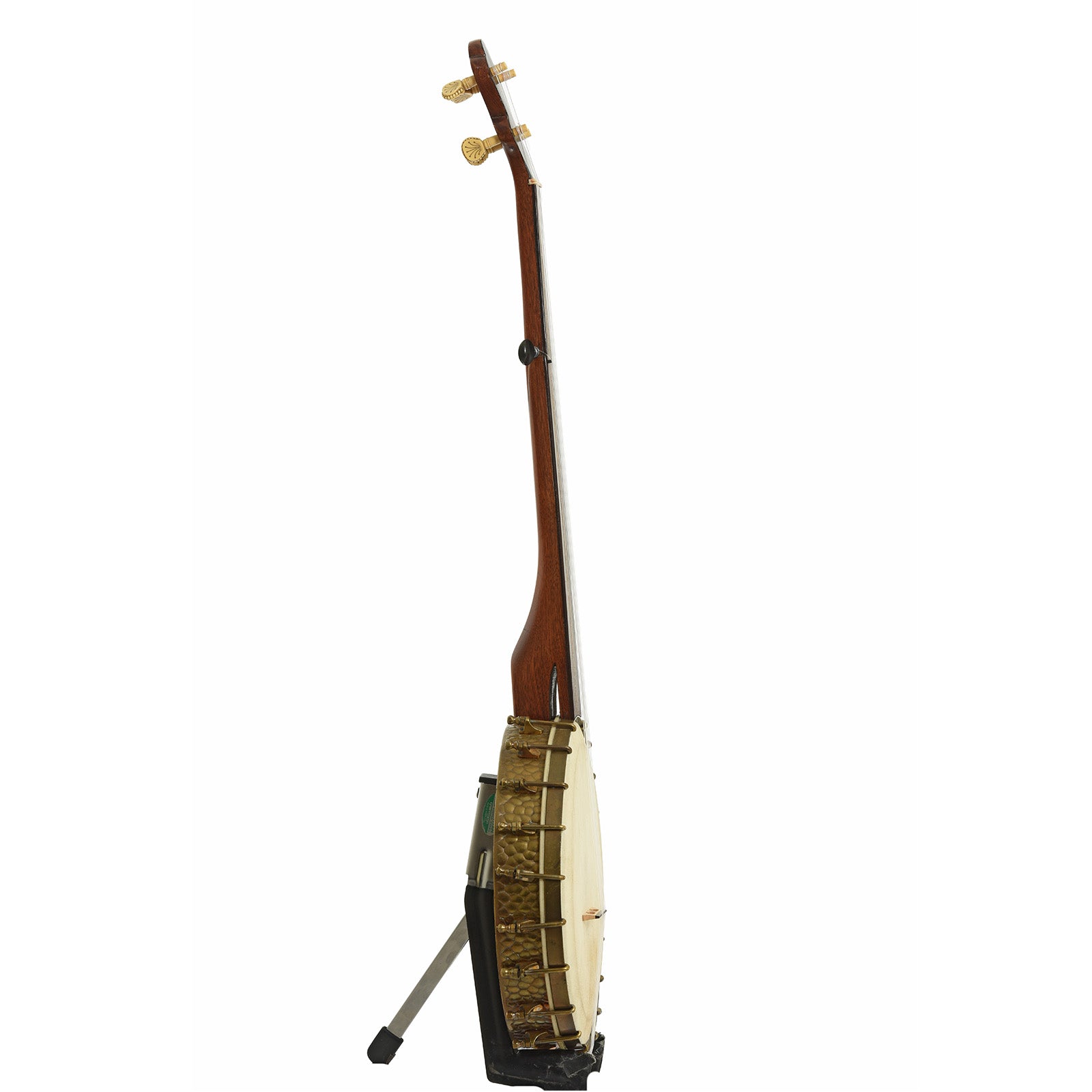 Side of Celebrated Benary Open Back Banjo  