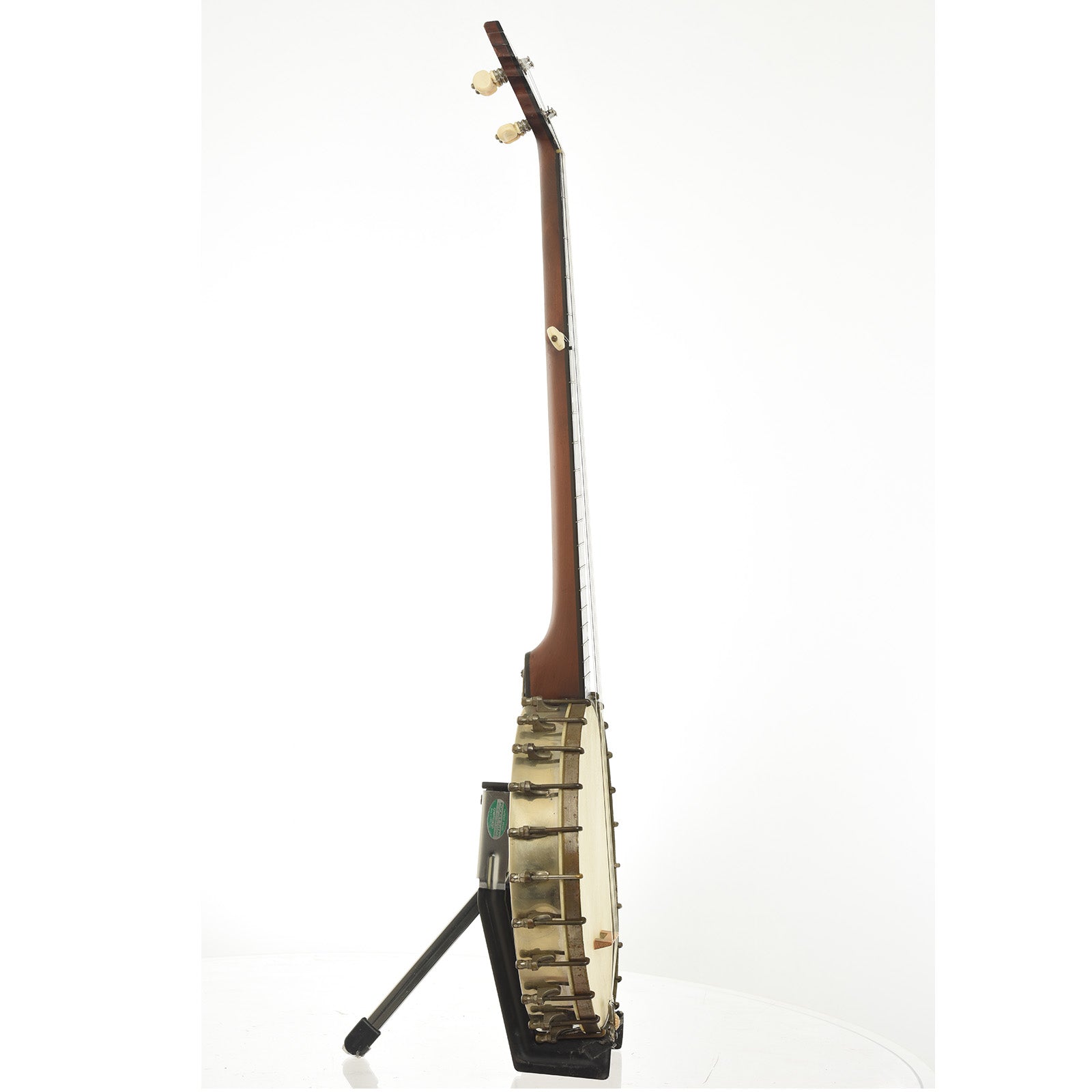 Side of S.S. Stewart Champion No.1 Open Back Banjo 