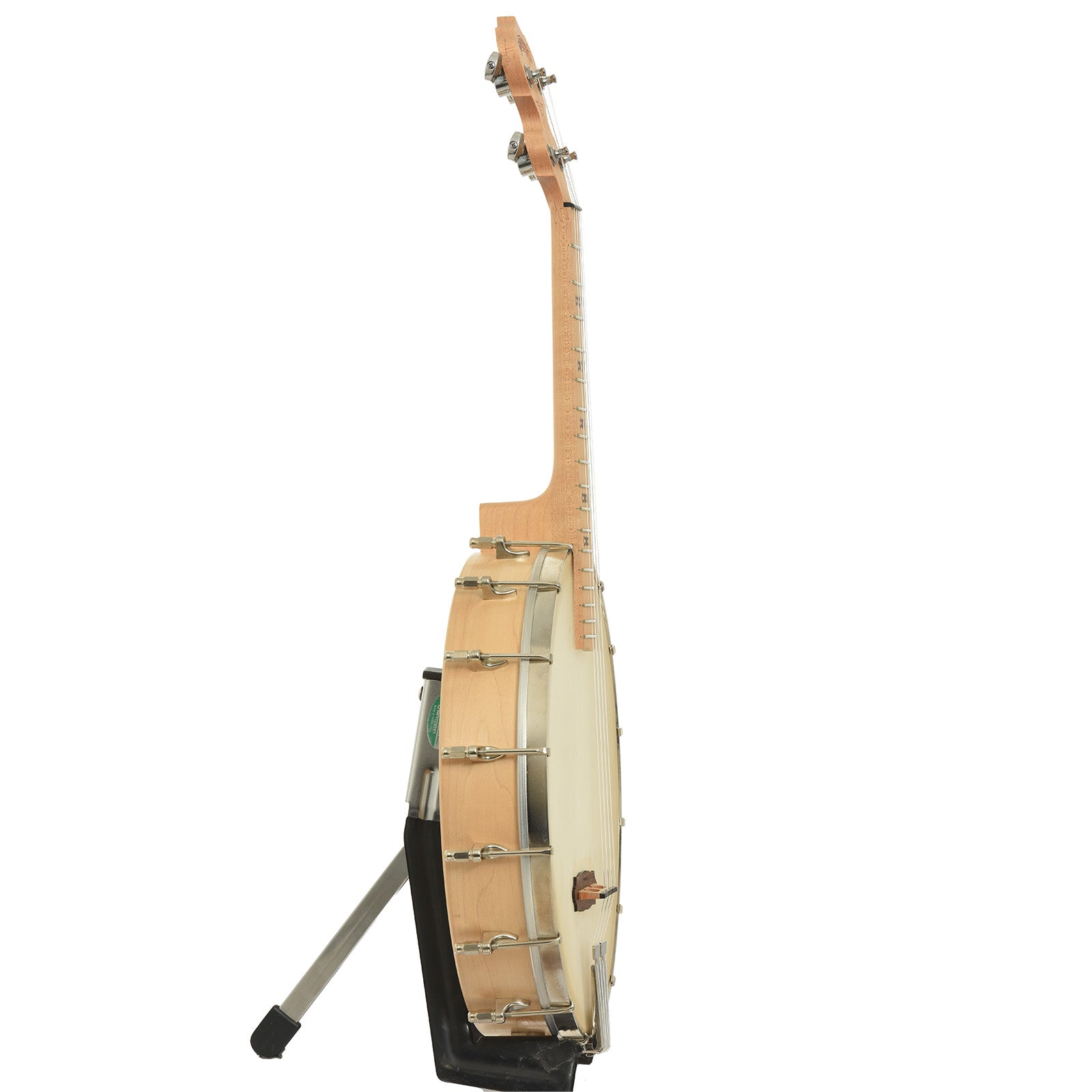 Side of Deering Goodtime Tenor Banjo Ukulele 