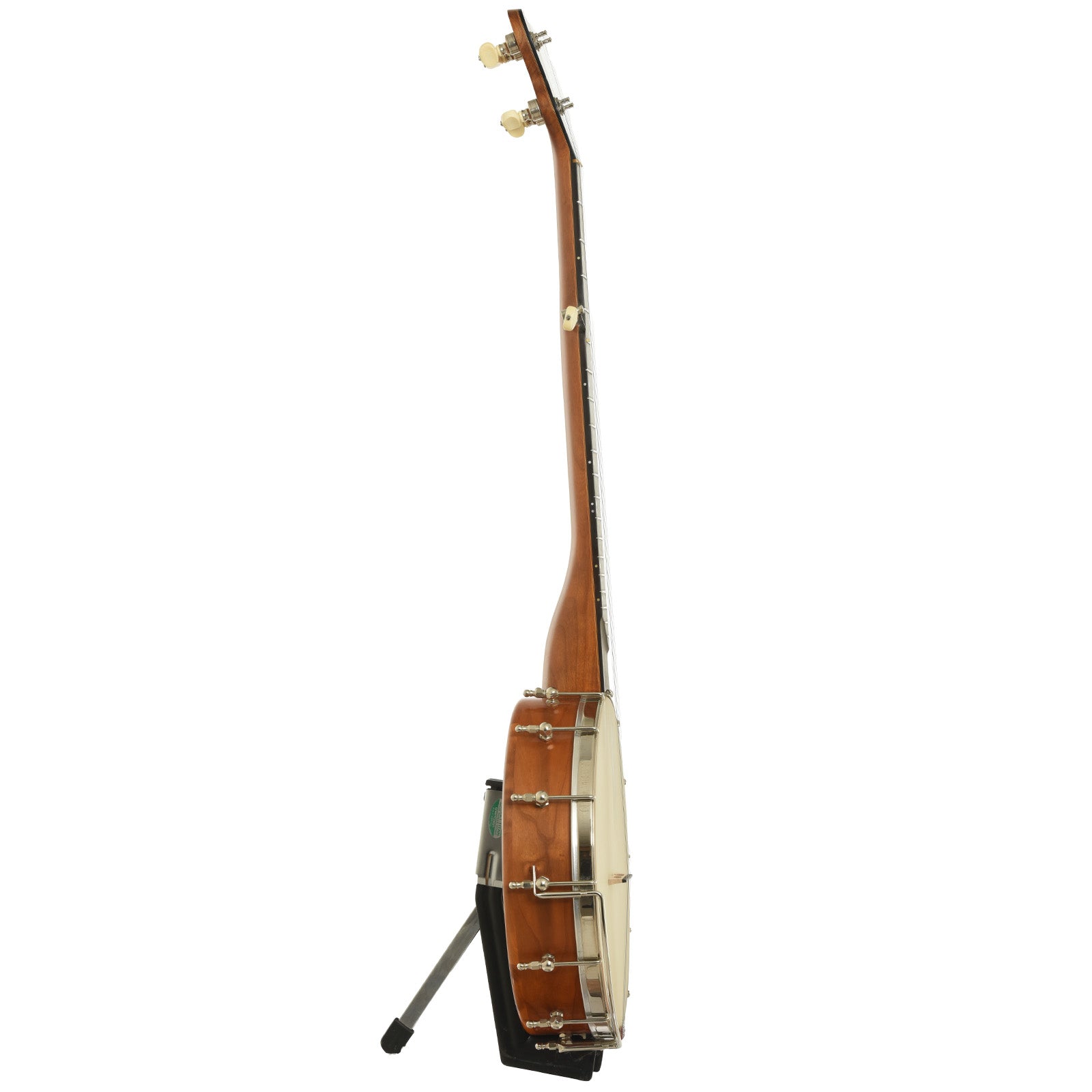 Side of Chuck Lee Ovilla 12" Open Back Banjo 