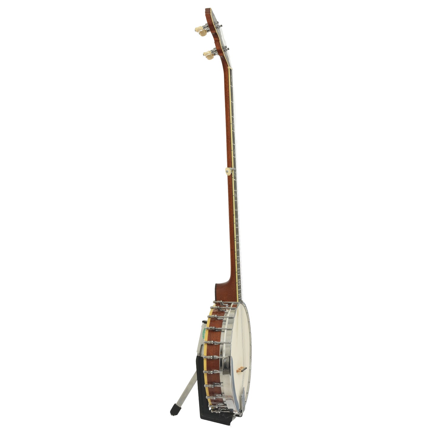 Side of Ome Custom Silver Columbine Extra Long Neck 