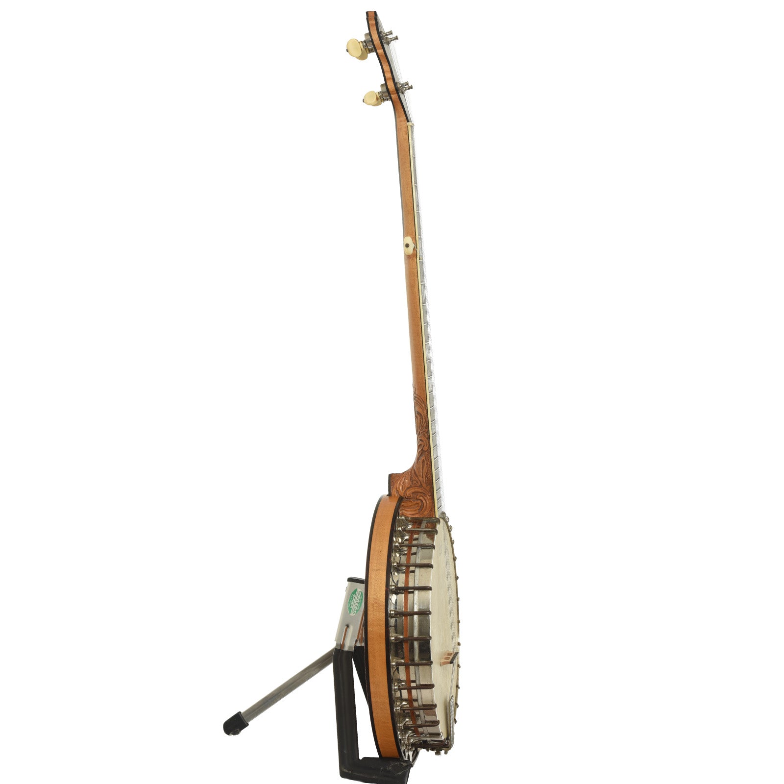 Side of Vega Vegaphone Professional Conversion Openback Banjo