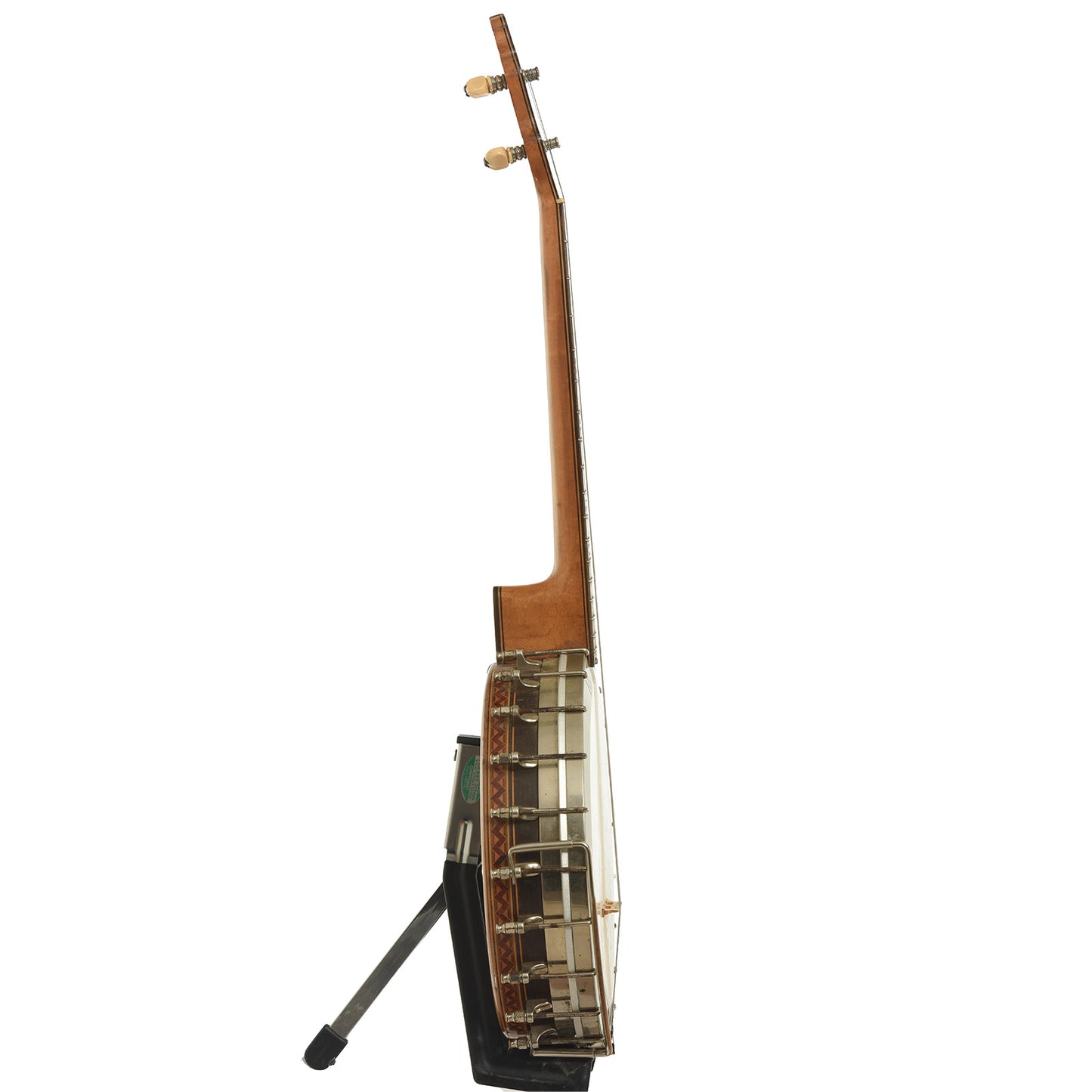 Side of S.S. Stewart Tenor Banjo