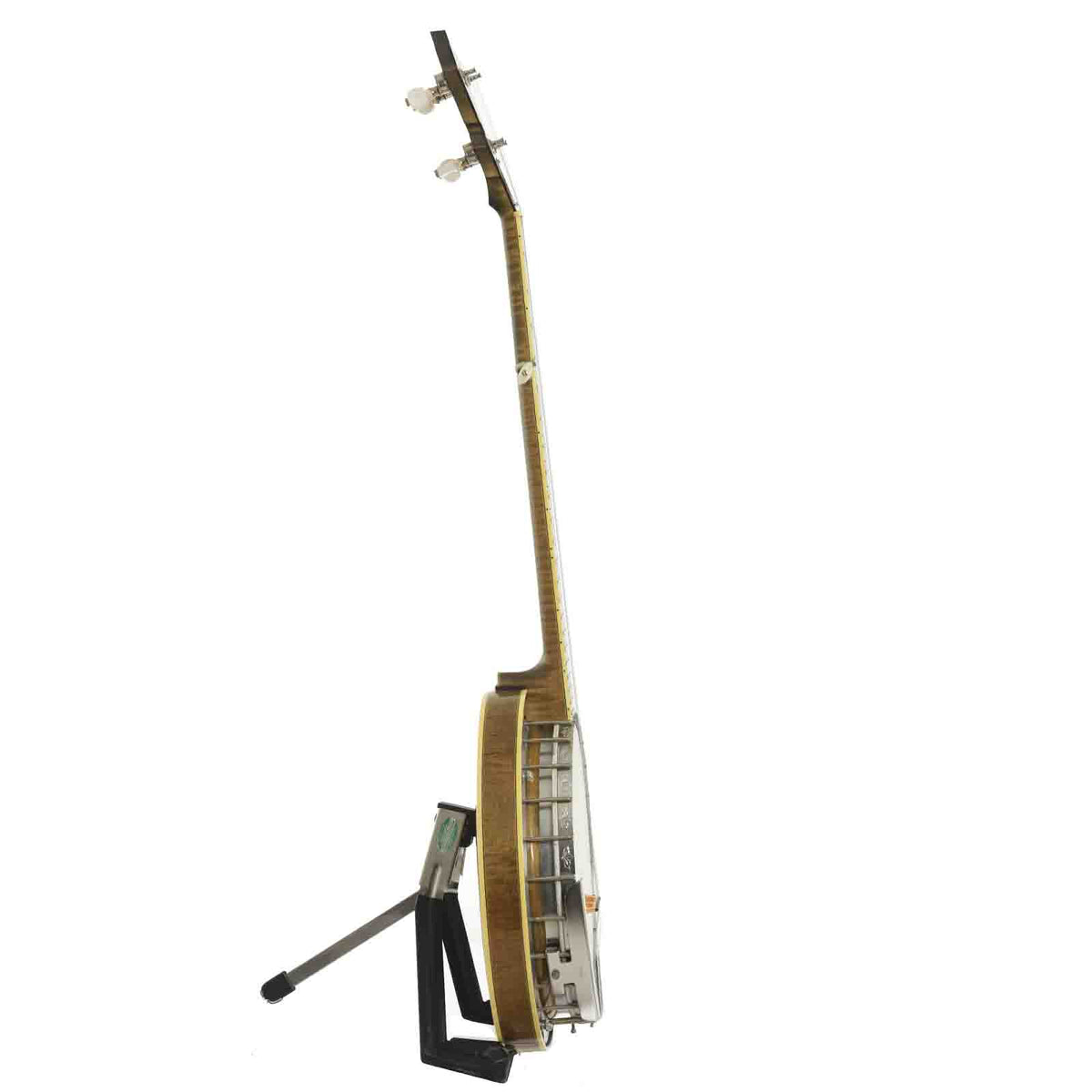 Full Side of Stelling Winterhawk #7 Five-String Resonator Banjo