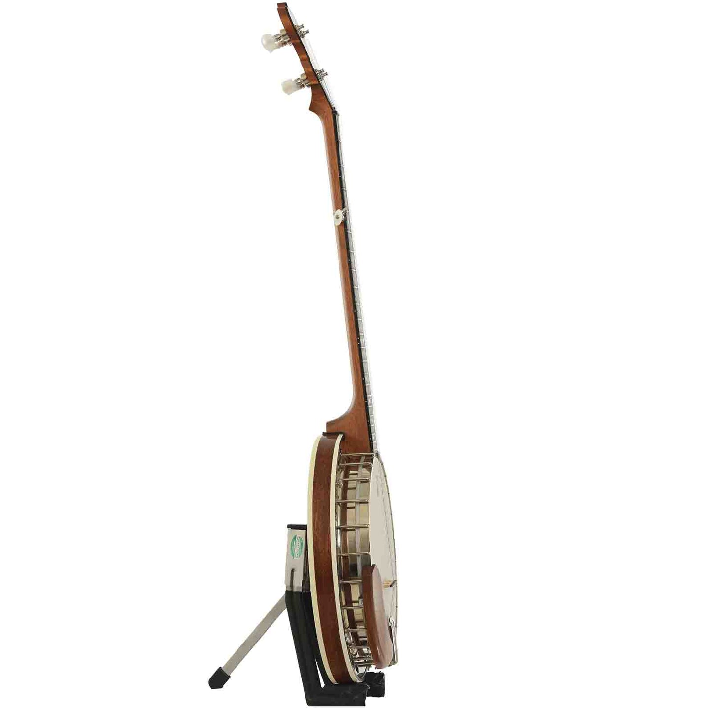 Side of Deering Deluxe Resonator Banjo