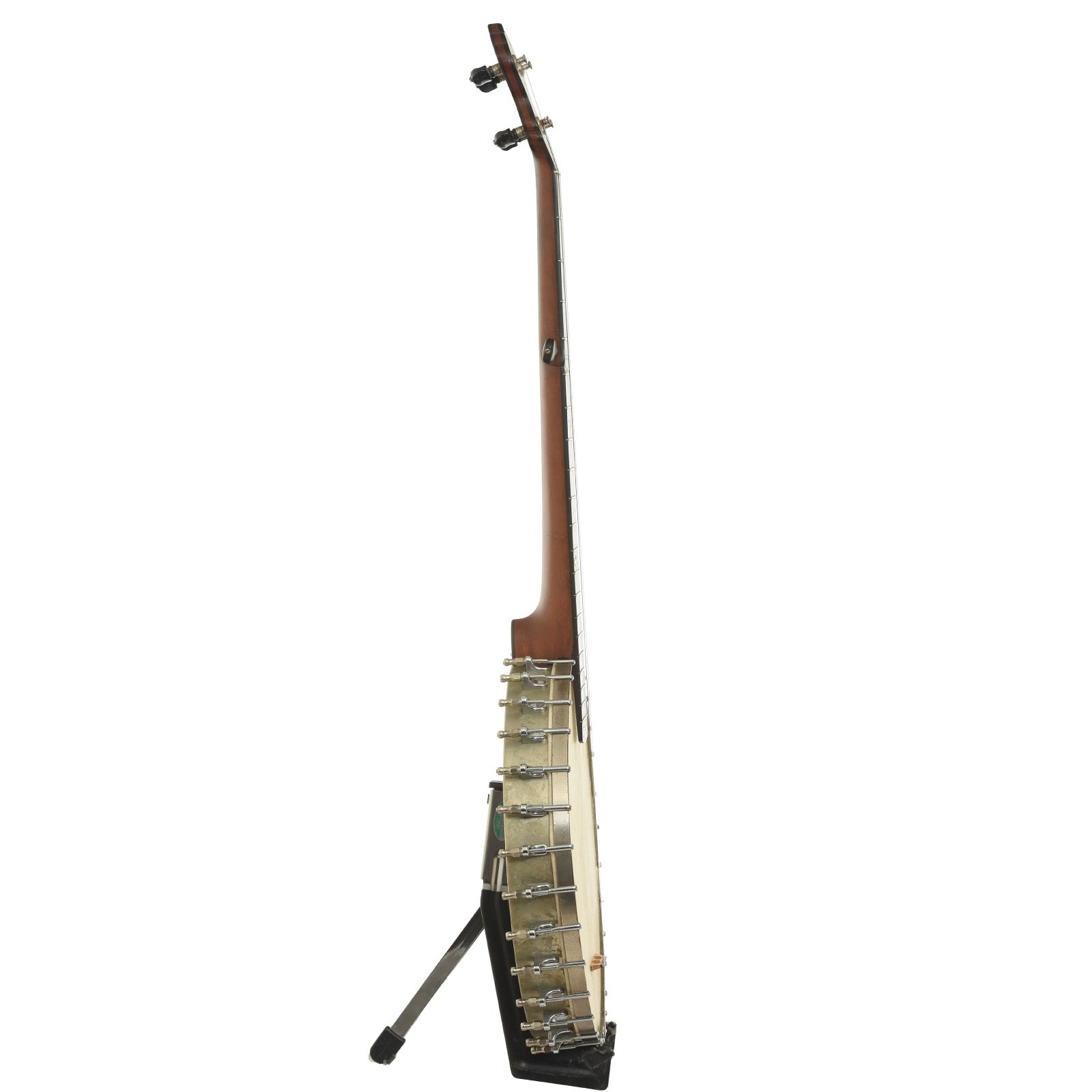 Side of L.B. Gatcomb The Monarch Open Back Banjo