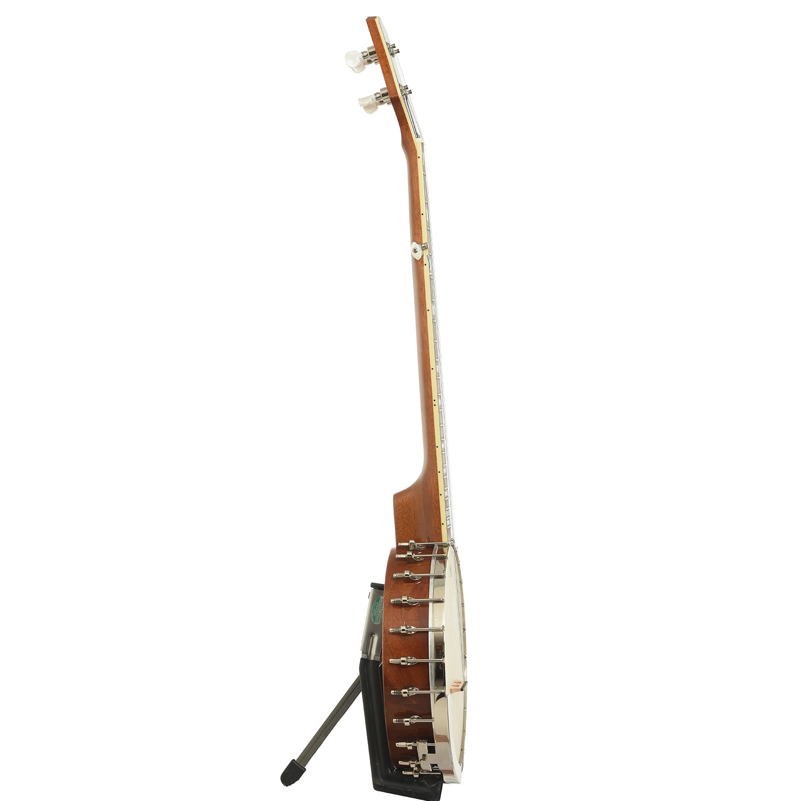 Side of Epiphone Mastertone Bowtie Openback Banjo 