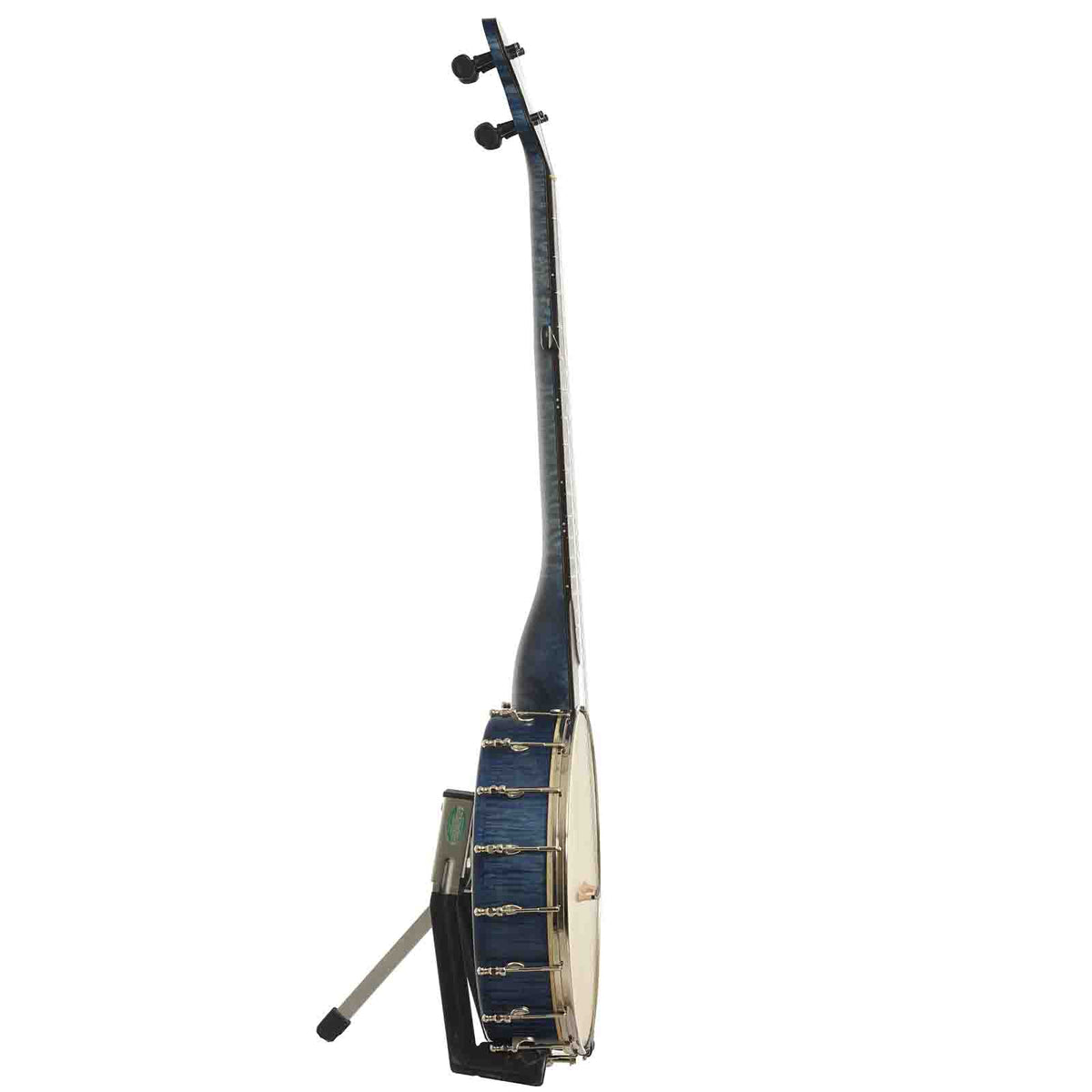 Full Side of Chuck Lee Ovilla 12in Openback Banjo & Case, 878