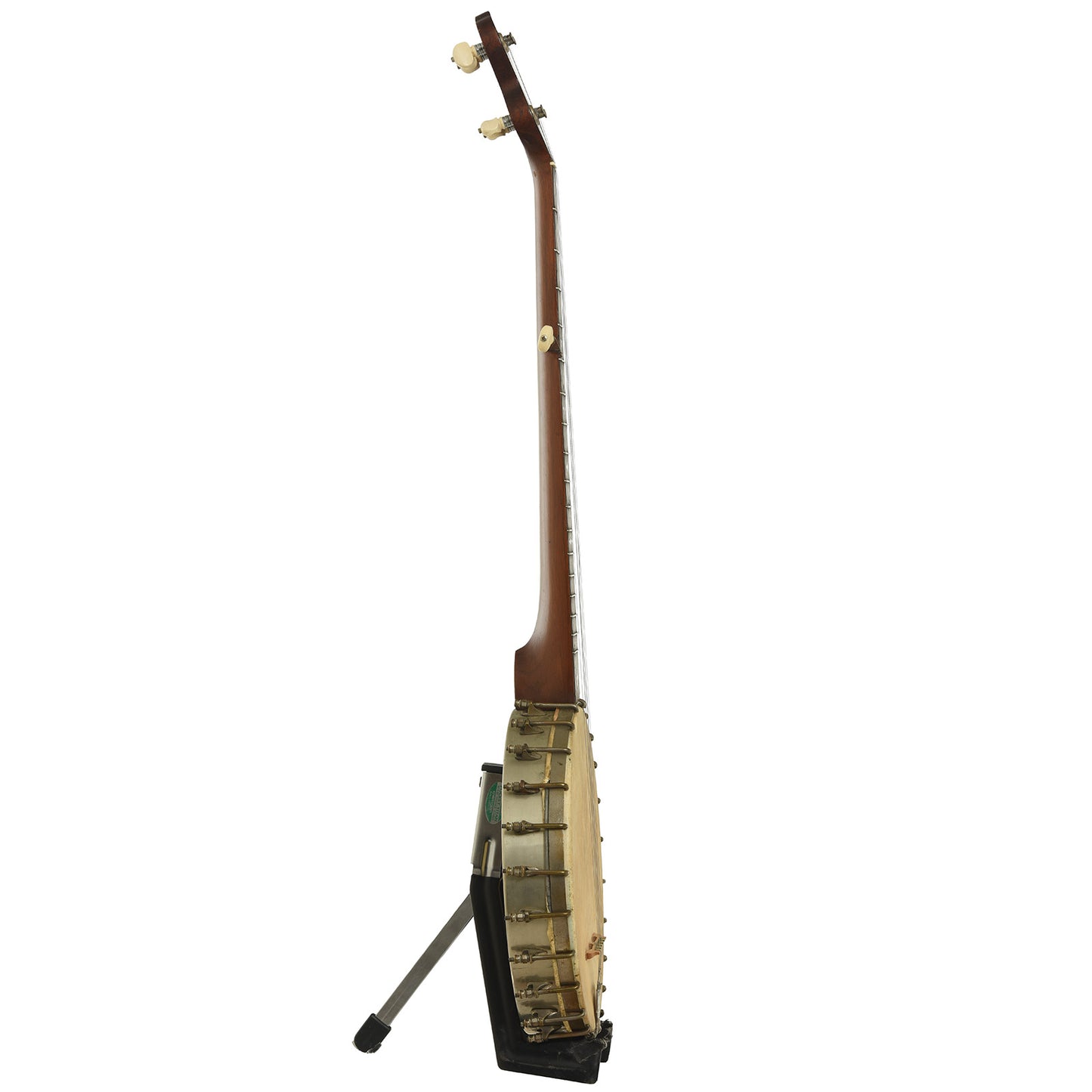 Side of Geo. C. Dobson Victor Gem Openback Banjo 