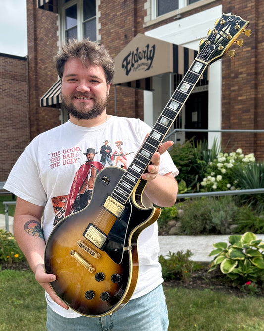 Showroom photo of Gibson Les Paul Custom Electric Guitar (1980)